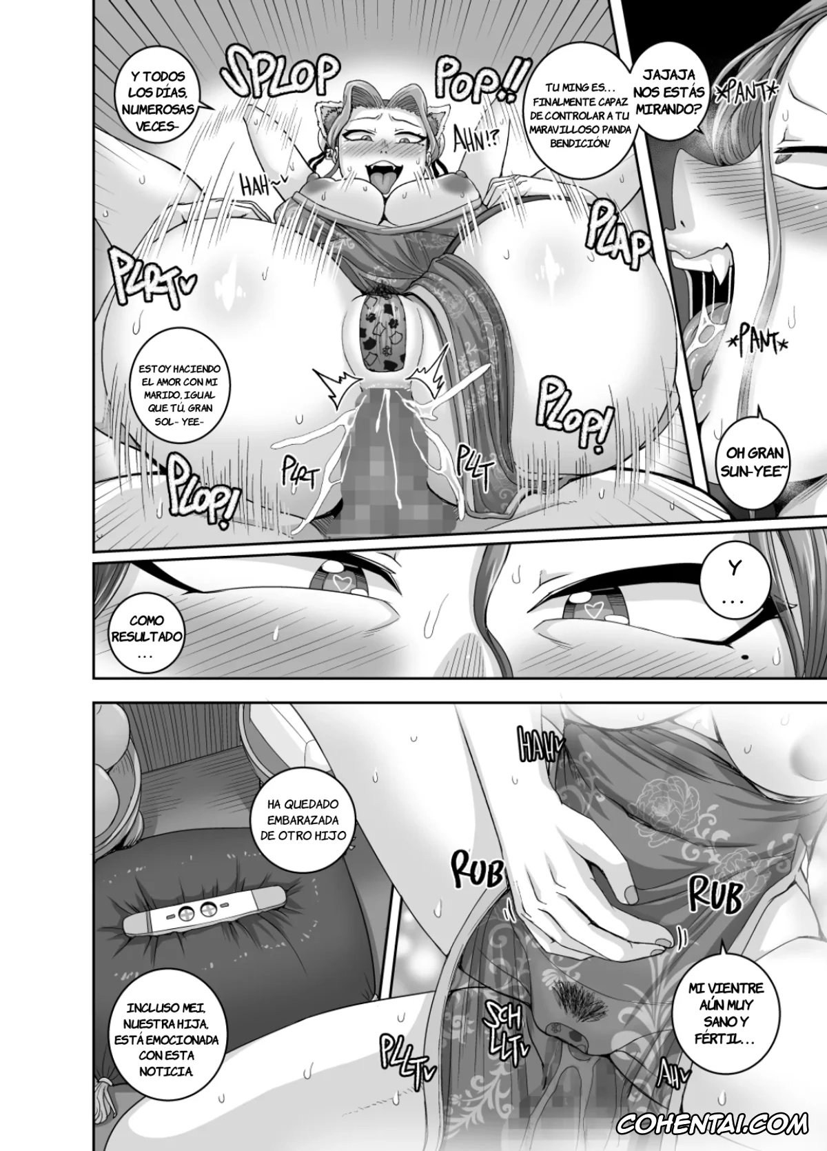 Turning Red porno, Jin Lee porno, Ming Lee porno, Tsuma wa Tokidoki Ecchi Panda, pagina 35