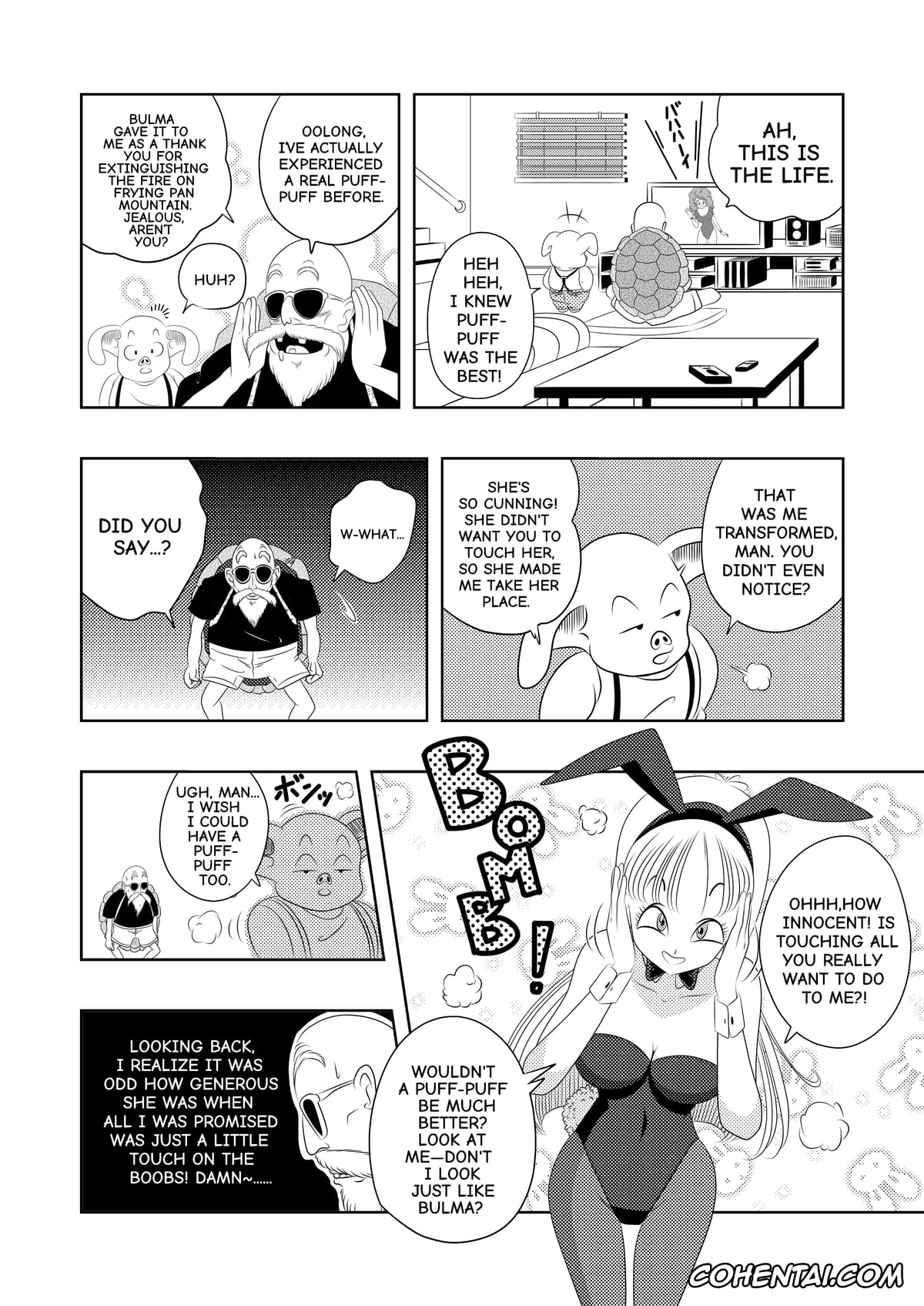 Dragon Ball porno, Bulma Briefs porno, Master Roshi porno, Revenge on Frypan Mountain (Dragon Ball), pagina 2