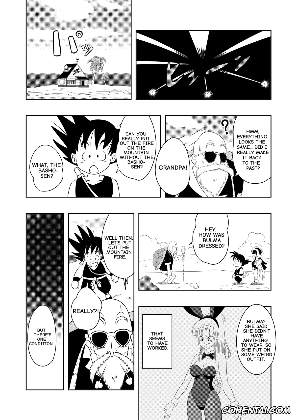 Dragon Ball xxx, Bulma Briefs xxx, Master Roshi xxx, Revenge on Frypan Mountain (Dragon Ball), pagina 4