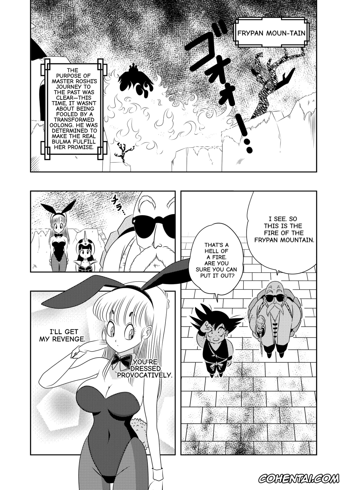 Dragon Ball hentai, Bulma Briefs hentai, Master Roshi hentai, Revenge on Frypan Mountain (Dragon Ball), pagina 6