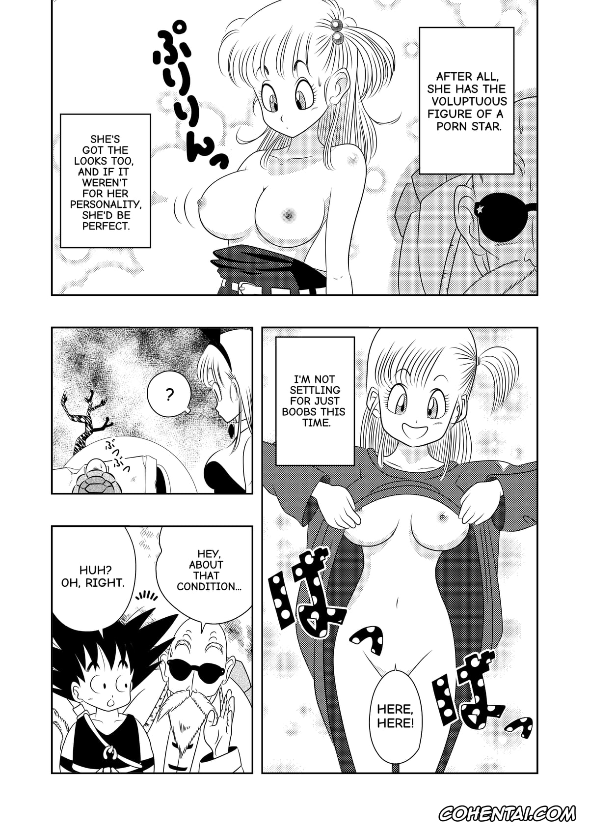 Dragon Ball xxx, Bulma Briefs xxx, Master Roshi xxx, Revenge on Frypan Mountain (Dragon Ball), pagina 7