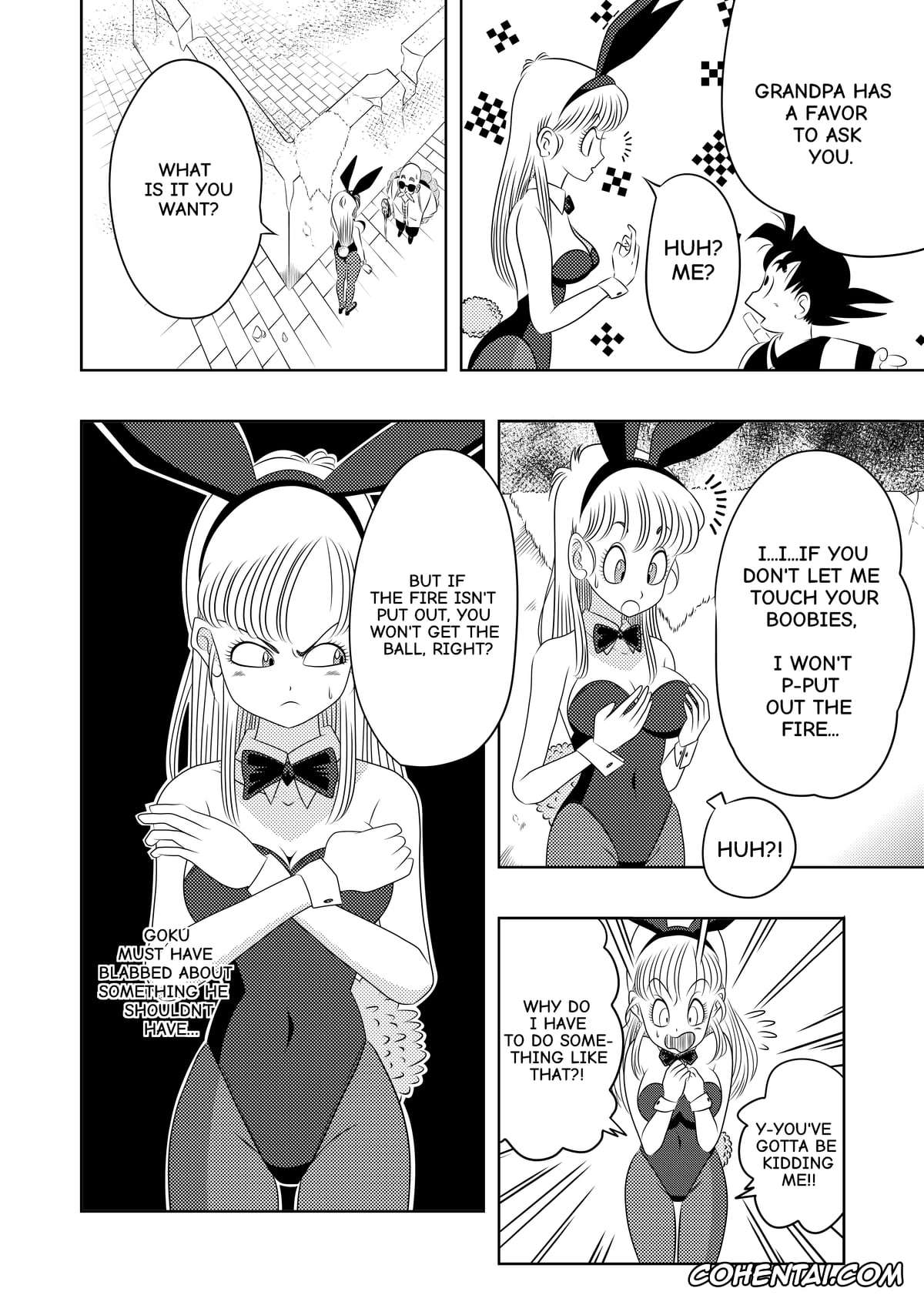 Dragon Ball porno, Bulma Briefs porno, Master Roshi porno, Revenge on Frypan Mountain (Dragon Ball), pagina 8