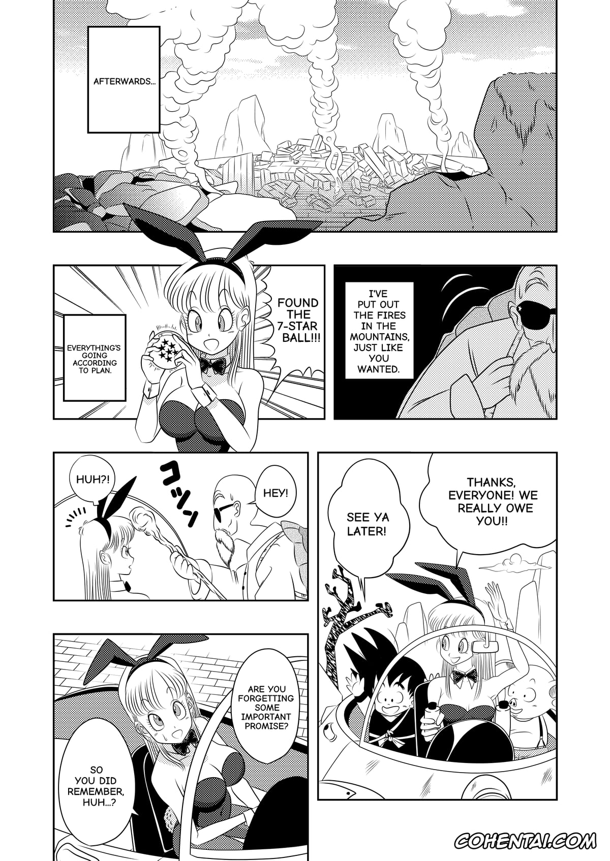 Dragon Ball xxx, Bulma Briefs xxx, Master Roshi xxx, Revenge on Frypan Mountain (Dragon Ball), pagina 10