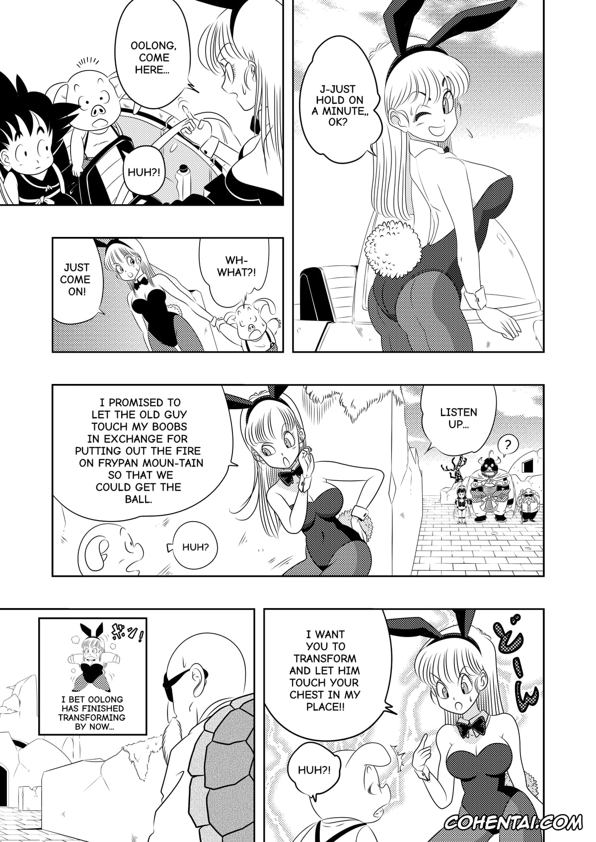 Dragon Ball porno, Bulma Briefs porno, Master Roshi porno, Revenge on Frypan Mountain (Dragon Ball), pagina 11