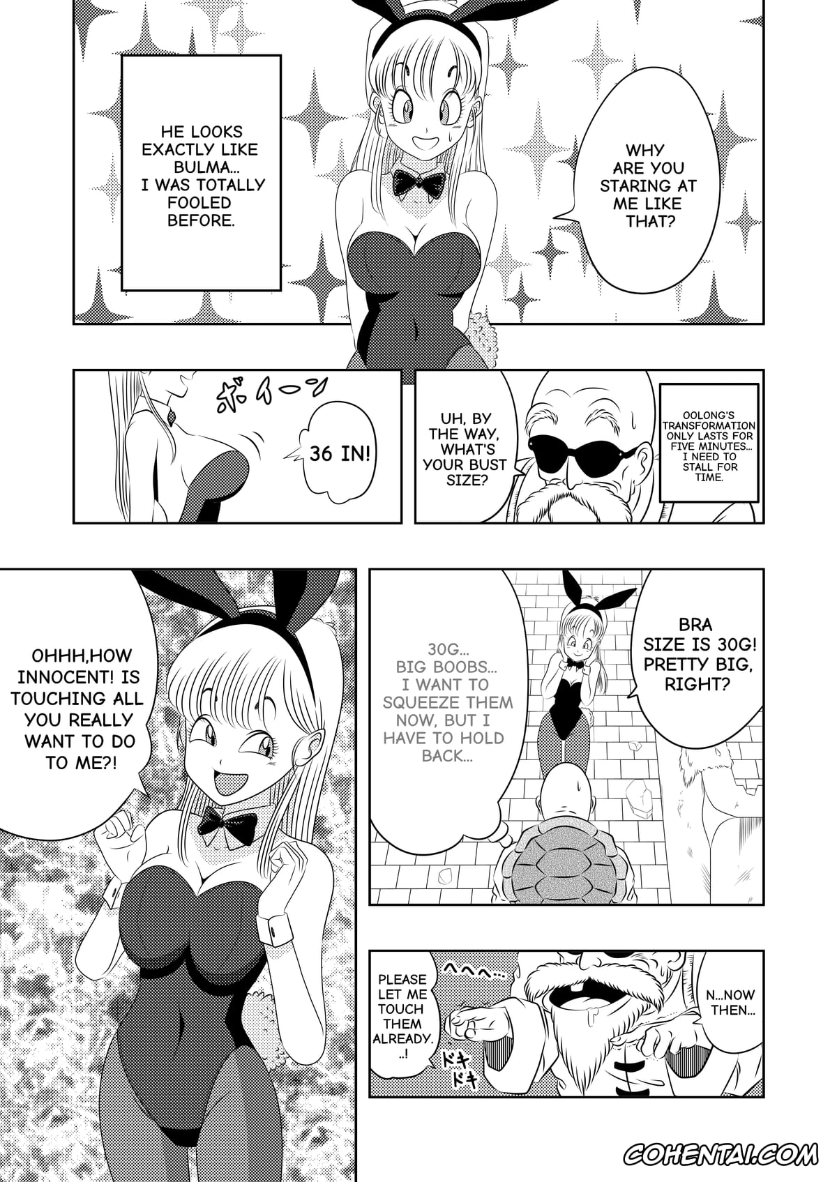 Dragon Ball xxx, Bulma Briefs xxx, Master Roshi xxx, Revenge on Frypan Mountain (Dragon Ball), pagina 13