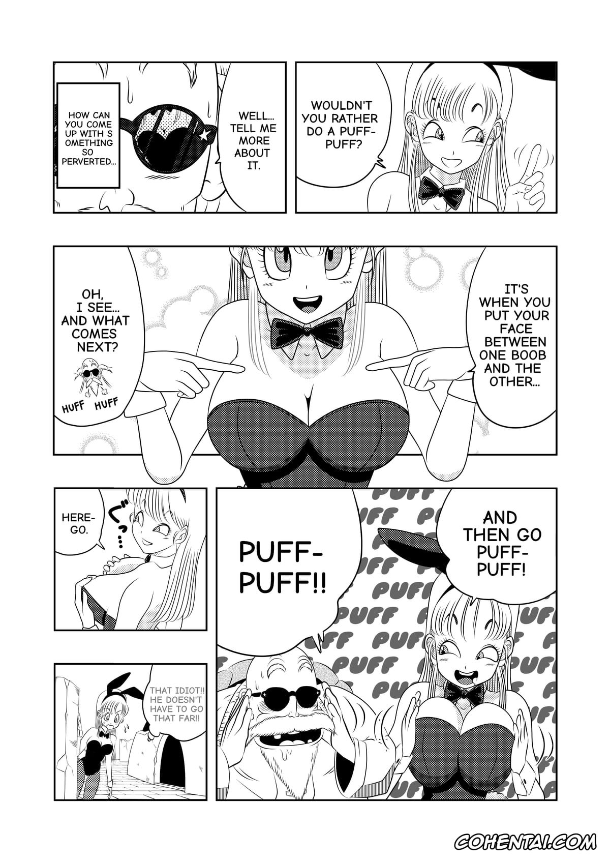 Dragon Ball porno, Bulma Briefs porno, Master Roshi porno, Revenge on Frypan Mountain (Dragon Ball), pagina 14