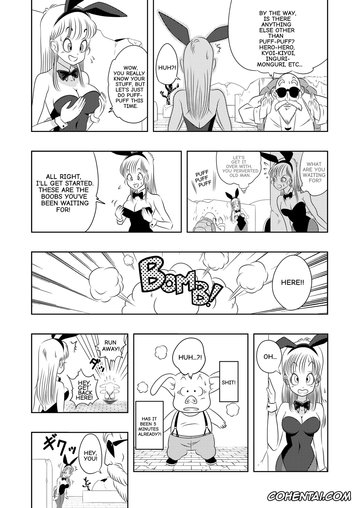 Dragon Ball hentai, Bulma Briefs hentai, Master Roshi hentai, Revenge on Frypan Mountain (Dragon Ball), pagina 15