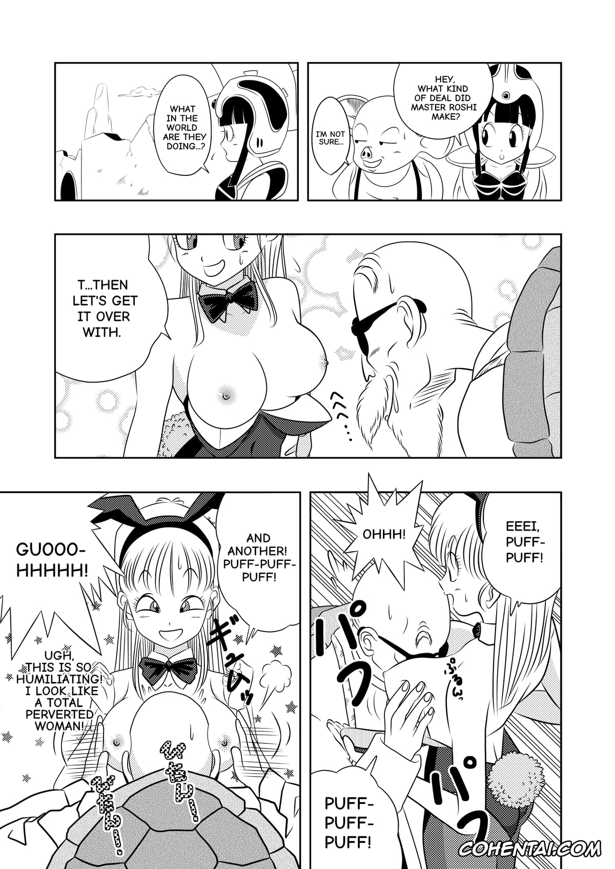 Dragon Ball porno, Bulma Briefs porno, Master Roshi porno, Revenge on Frypan Mountain (Dragon Ball), pagina 17