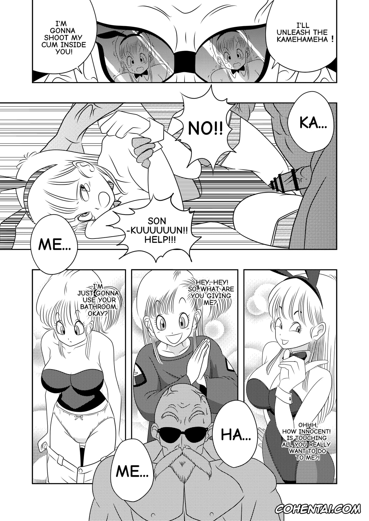 Dragon Ball hentai, Bulma Briefs hentai, Master Roshi hentai, Revenge on Frypan Mountain (Dragon Ball), pagina 27