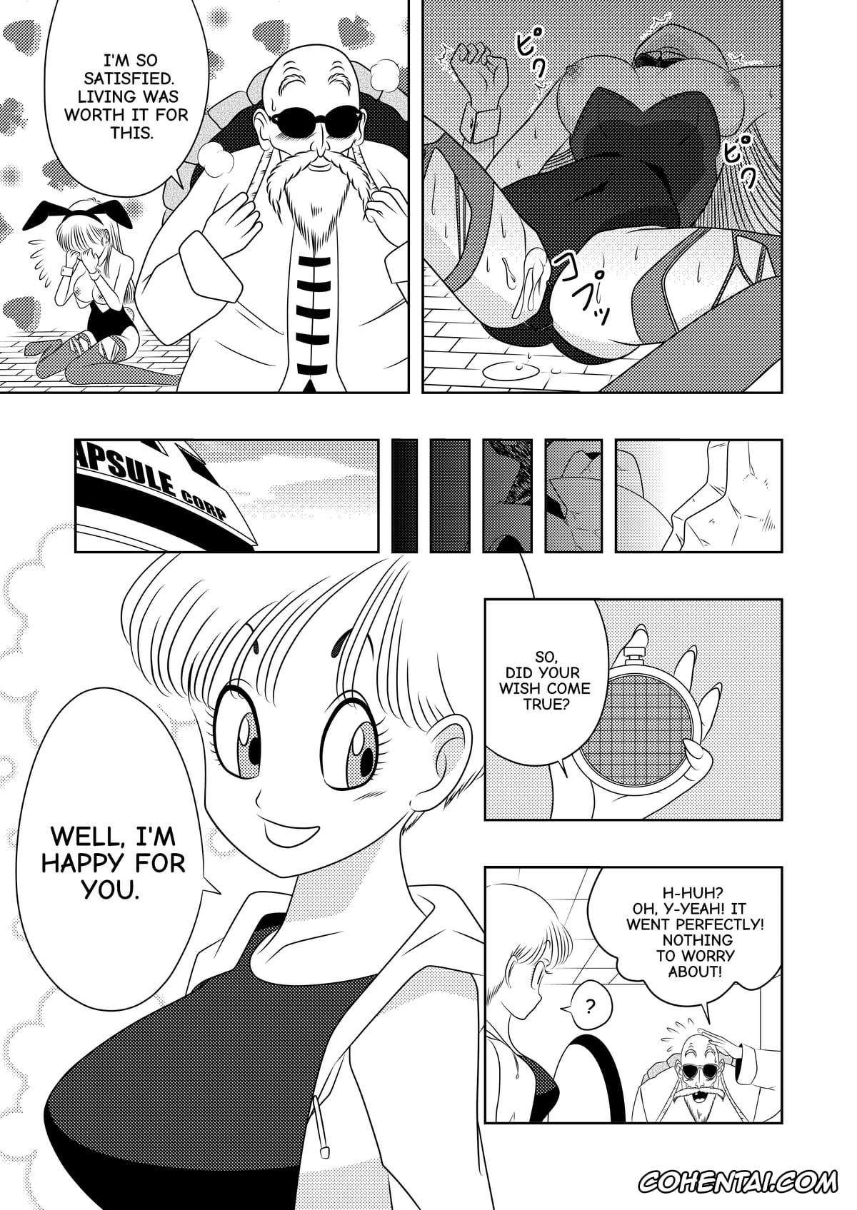 Dragon Ball porno, Bulma Briefs porno, Master Roshi porno, Revenge on Frypan Mountain (Dragon Ball), pagina 29