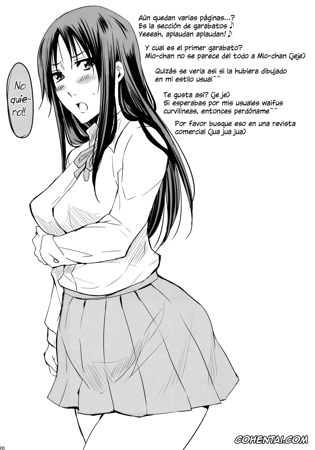 K-ON! porno, Mio Akiyama porno, Kakitare!! (K-ON!), pagina 20