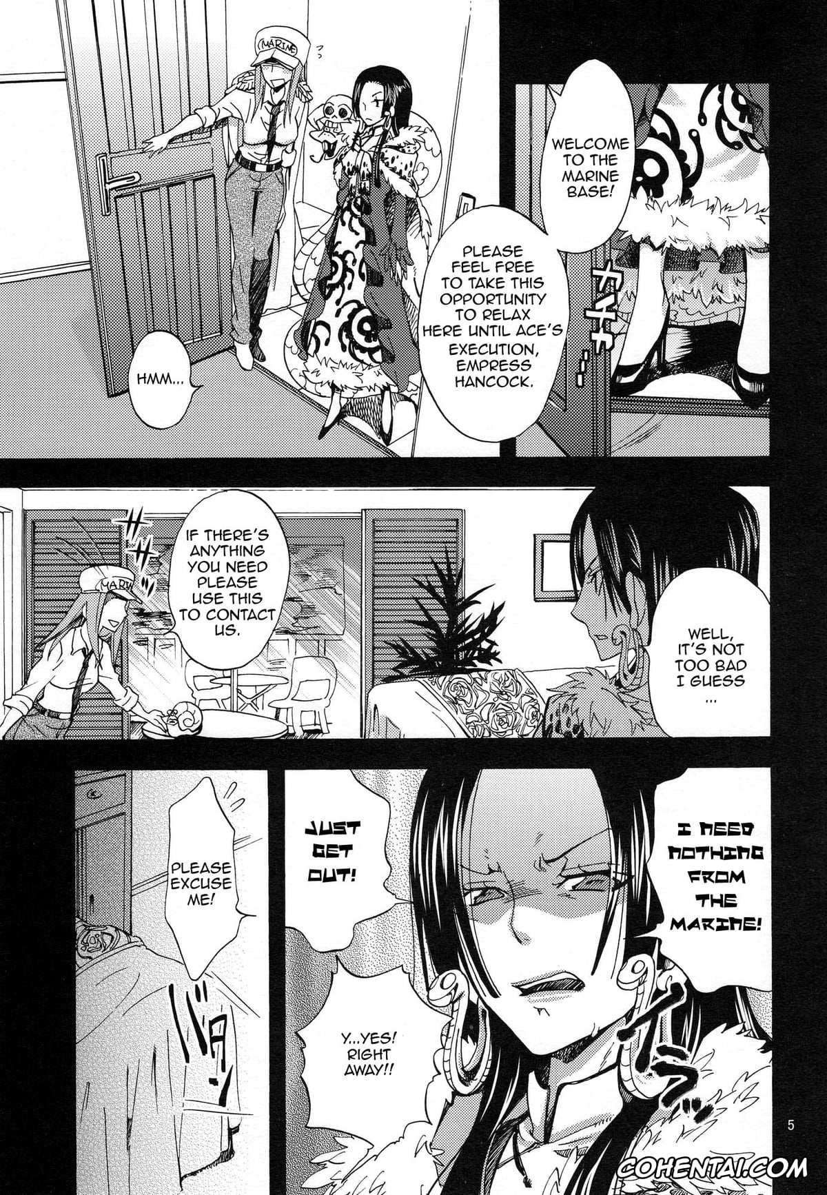 One Piece xxx, Boa Hancock xxx, Monkey D. Luffy xxx, Hebihime-sama Goranshin desu! 3 (ONE PIECE), pagina 4