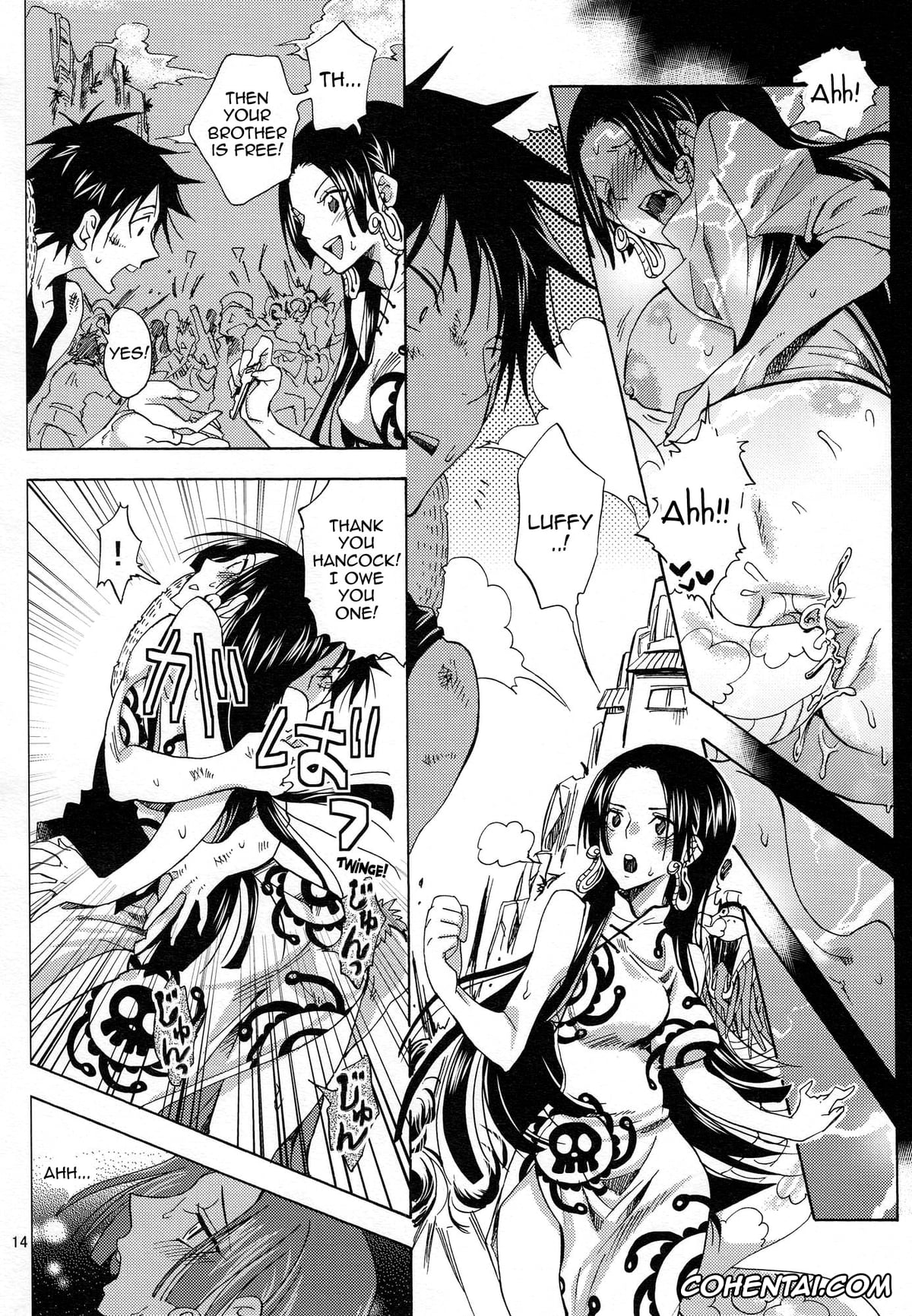One Piece xxx, Boa Hancock xxx, Monkey D. Luffy xxx, Hebihime-sama Goranshin desu! 3 (ONE PIECE), pagina 13