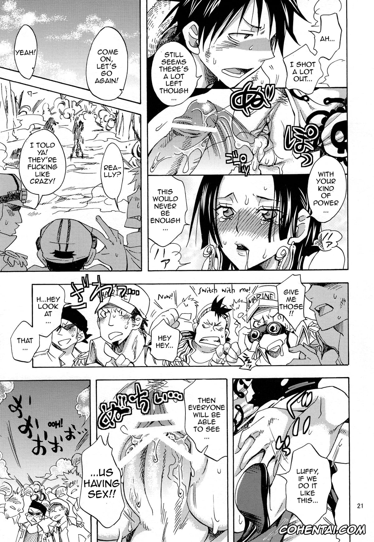 One Piece porno, Boa Hancock porno, Monkey D. Luffy porno, Hebihime-sama Goranshin desu! 3 (ONE PIECE), pagina 20