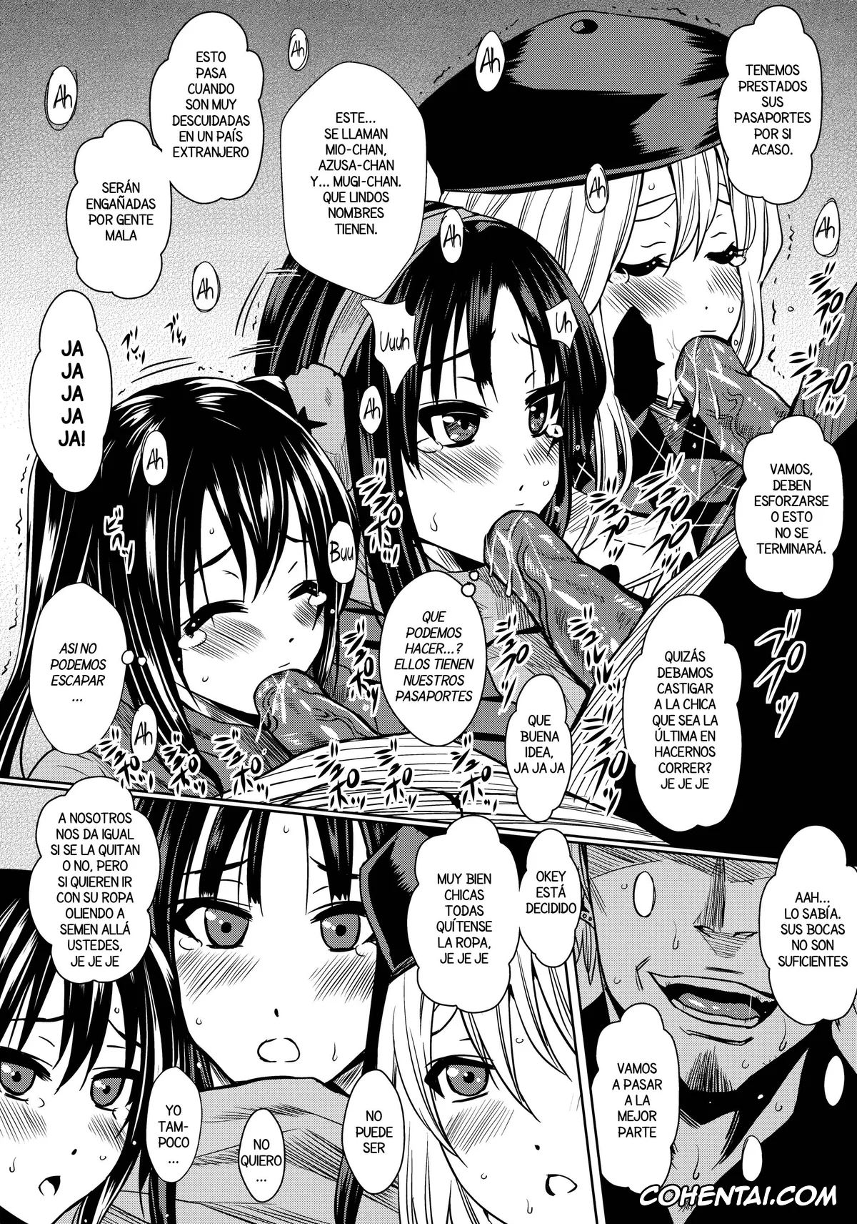 K-ON! xxx, Azusa Nakano xxx, Mio Akiyama xxx, Tsumugi Kotobuki xxx, Kakitare!!2 (K-ON!), pagina 7