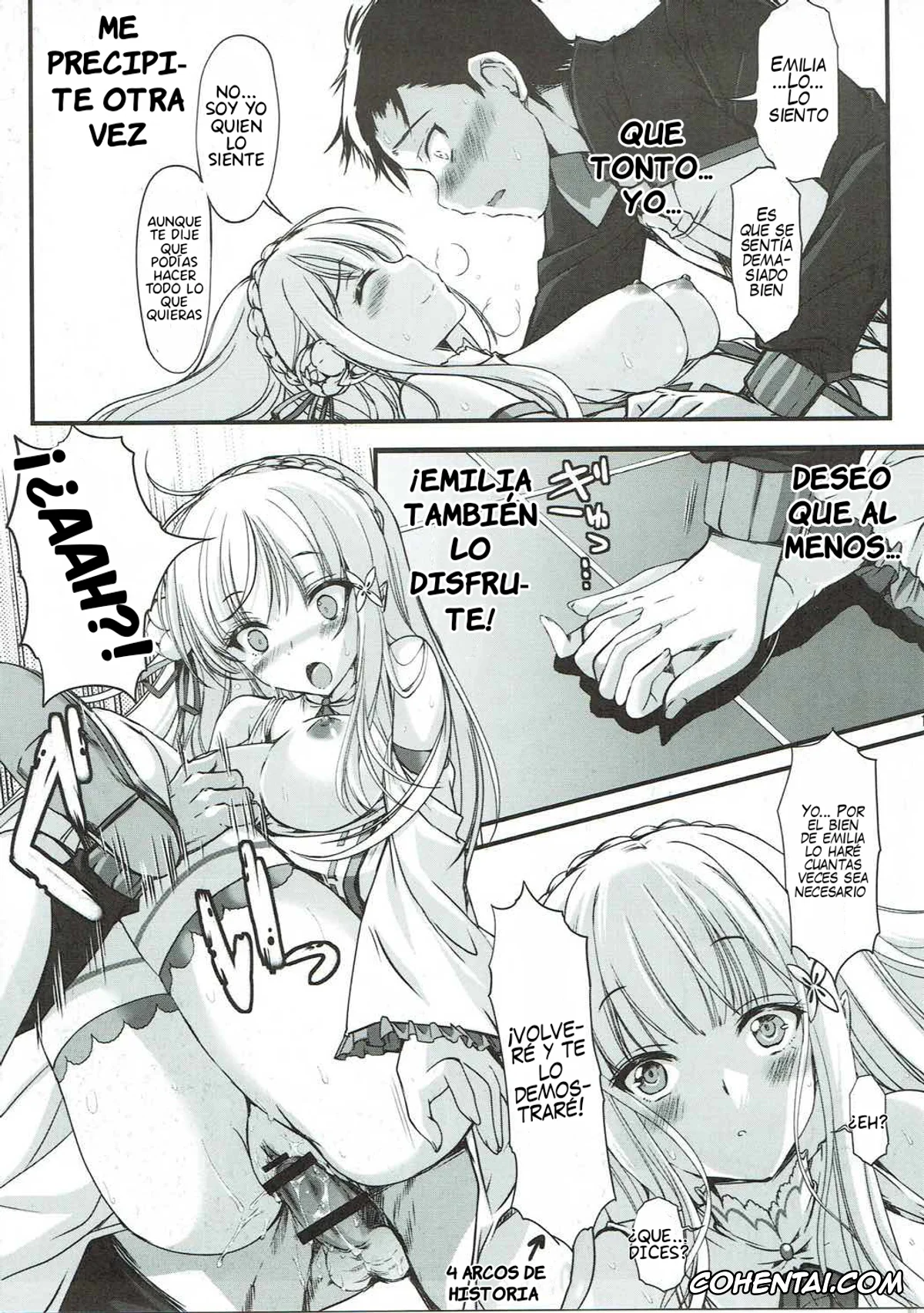 Re:Zero kara Hajimeru Isekai Seikatsu hentai, Emilia hentai, Rem hentai, Subaru Natsuki hentai, Re:Zero kara Hajimeru Happy End!? – Re:Happy ending from zero (Re:Zero kara Hajimeru Isekai Seikatsu), pagina 12