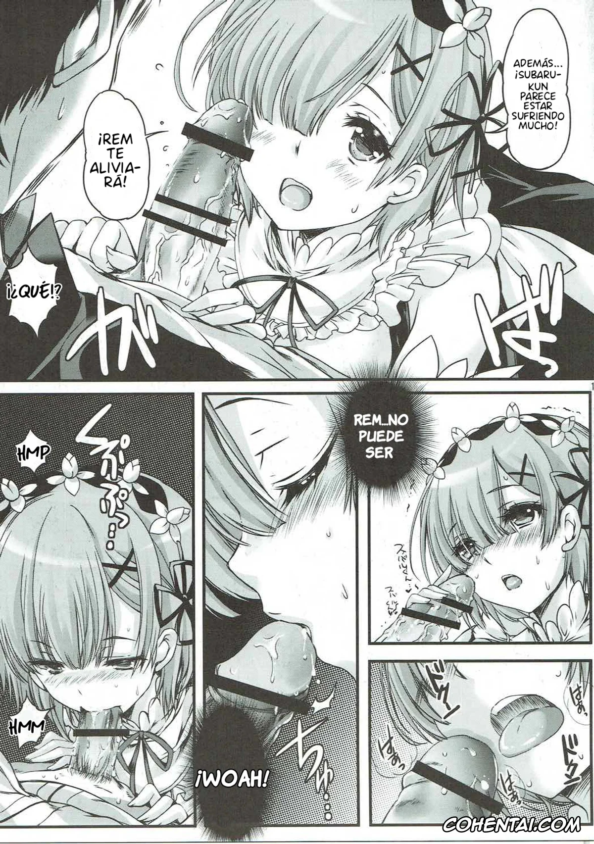 Re:Zero kara Hajimeru Isekai Seikatsu hentai, Emilia hentai, Rem hentai, Subaru Natsuki hentai, Re:Zero kara Hajimeru Happy End!? – Re:Happy ending from zero (Re:Zero kara Hajimeru Isekai Seikatsu), pagina 18