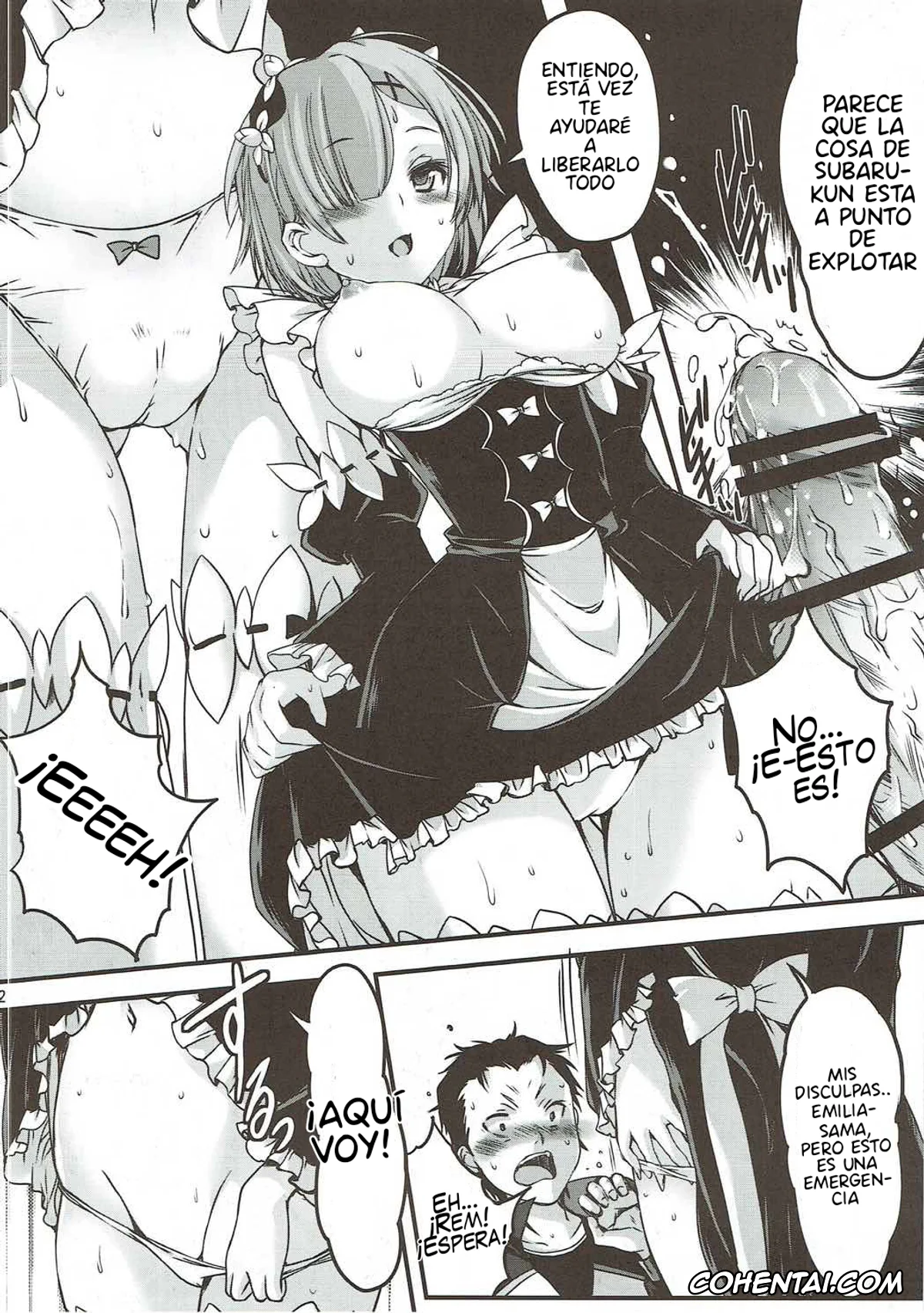 Re:Zero kara Hajimeru Isekai Seikatsu hentai, Emilia hentai, Rem hentai, Subaru Natsuki hentai, Re:Zero kara Hajimeru Happy End!? – Re:Happy ending from zero (Re:Zero kara Hajimeru Isekai Seikatsu), pagina 21