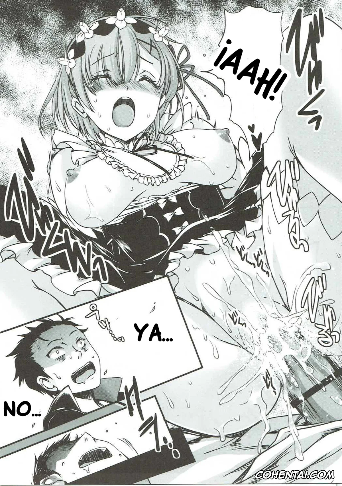Re:Zero kara Hajimeru Isekai Seikatsu hentai, Emilia hentai, Rem hentai, Subaru Natsuki hentai, Re:Zero kara Hajimeru Happy End!? – Re:Happy ending from zero (Re:Zero kara Hajimeru Isekai Seikatsu), pagina 24