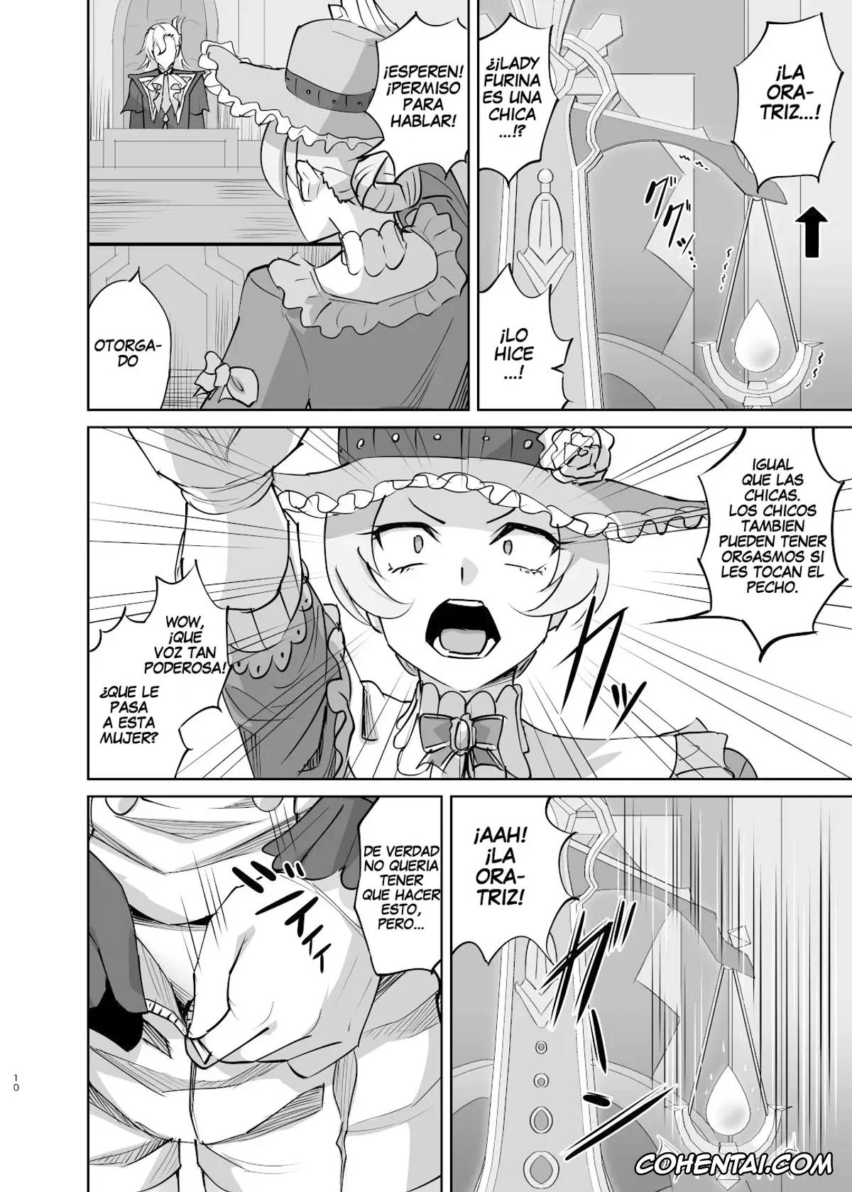 Genshin Impact hentai, Focalors | Lady Furina hentai, Boku wa Otokonoko ja Nai! ~Suijin Dansei Giwaku Saiban Gijiroku~ (Genshin Impact), pagina 9