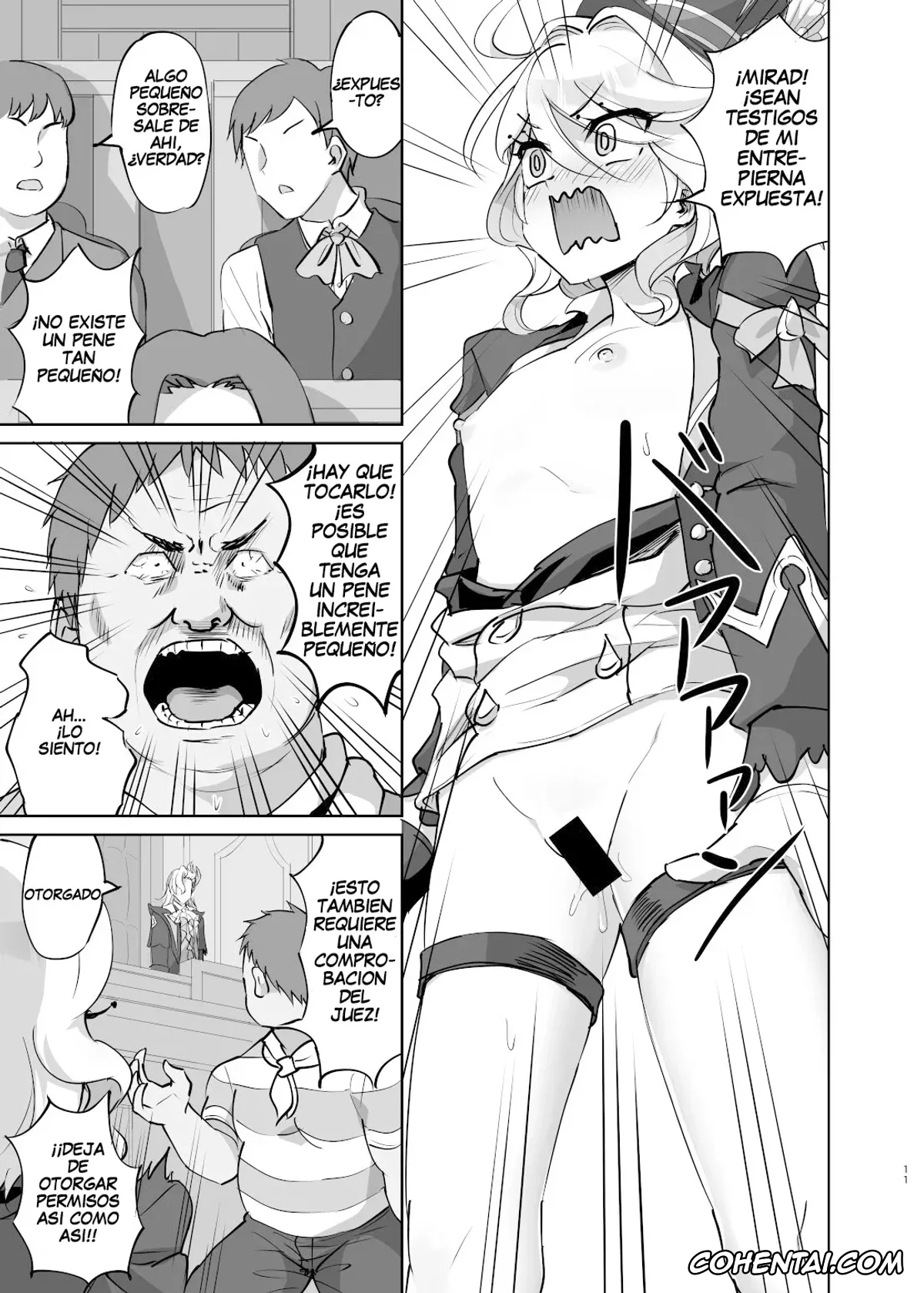 Genshin Impact xxx, Focalors | Lady Furina xxx, Boku wa Otokonoko ja Nai! ~Suijin Dansei Giwaku Saiban Gijiroku~ (Genshin Impact), pagina 10