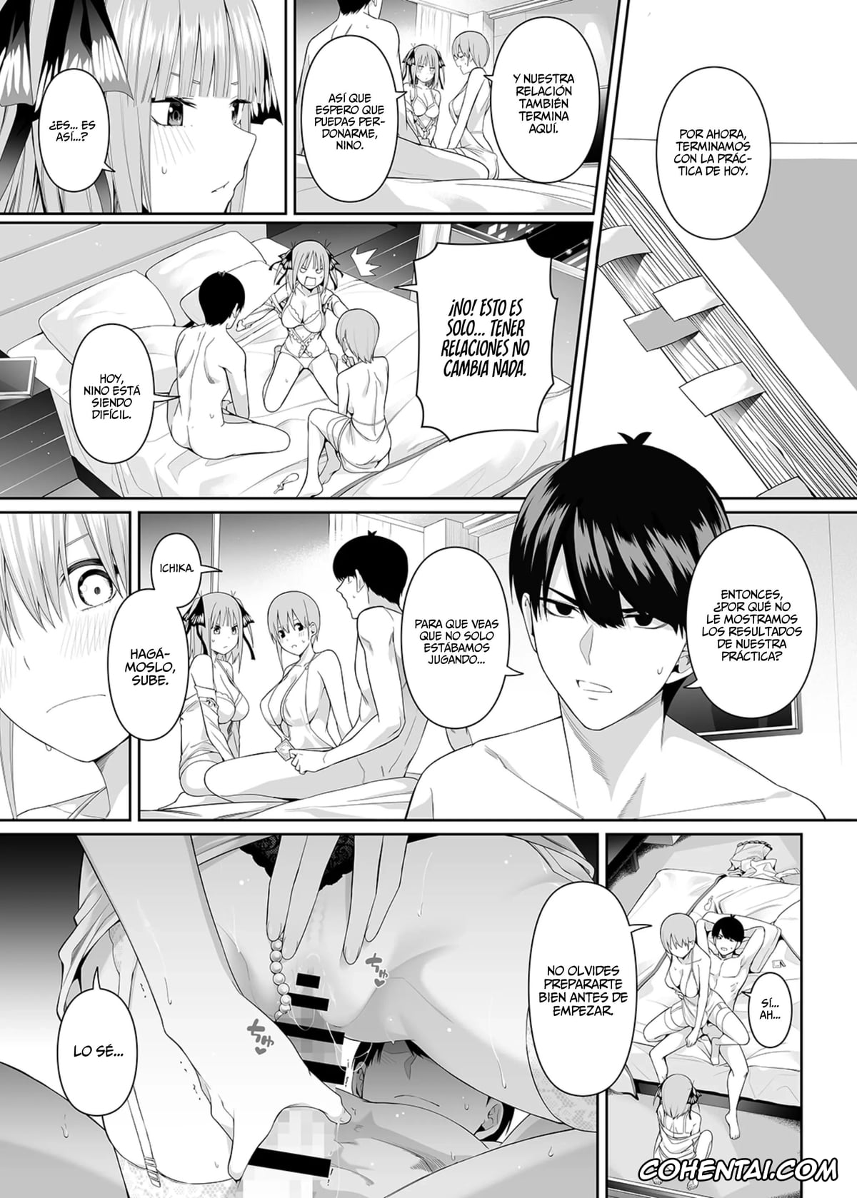Gotoubun No Hanayome | The Quintessential Quintuplets hentai, Fuutarou Uesugi hentai, Ichika Nakano hentai, Itsuki Nakano hentai, Miku Nakano hentai, Nino Nakano hentai, Yotsuba Nakano hentai, 1/5 no Renai Kanjou (Gotoubun no Hanayome), pagina 36