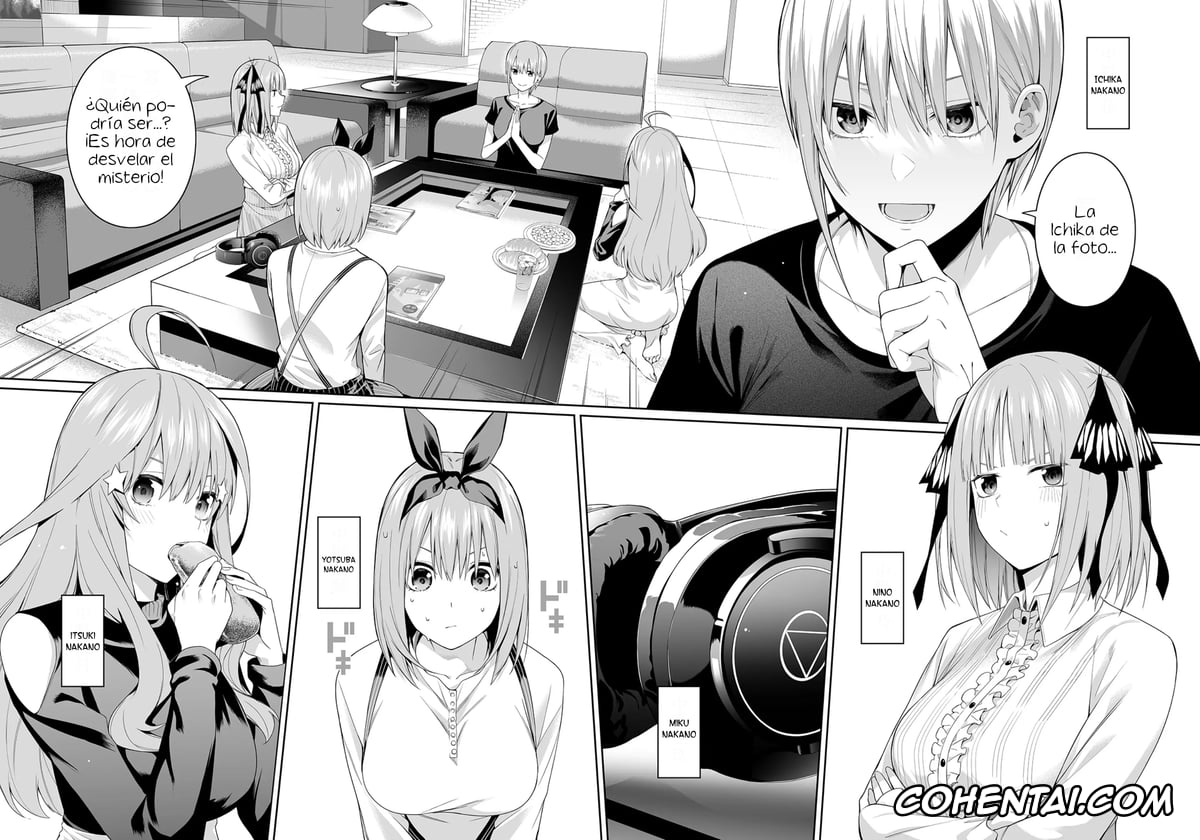 Gotoubun No Hanayome | The Quintessential Quintuplets porno, Fuutarou Uesugi porno, Ichika Nakano porno, Itsuki Nakano porno, Miku Nakano porno, Nino Nakano porno, Yotsuba Nakano porno, 1/5 no Renai Kanjou (Gotoubun no Hanayome), pagina 5