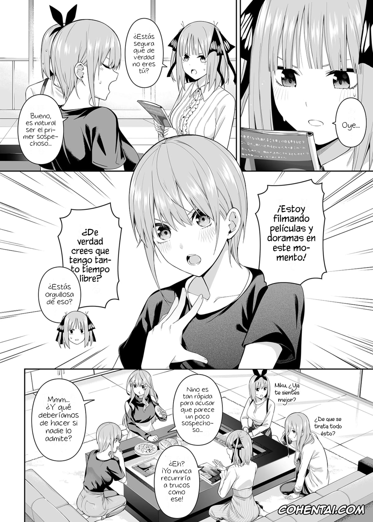 Gotoubun No Hanayome | The Quintessential Quintuplets hentai, Fuutarou Uesugi hentai, Ichika Nakano hentai, Itsuki Nakano hentai, Miku Nakano hentai, Nino Nakano hentai, Yotsuba Nakano hentai, 1/5 no Renai Kanjou (Gotoubun no Hanayome), pagina 6