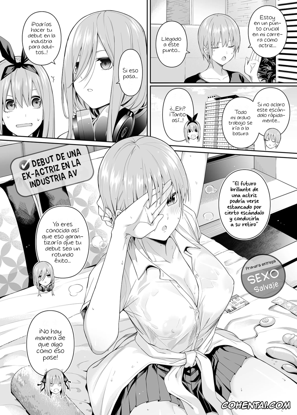 Gotoubun No Hanayome | The Quintessential Quintuplets porno, Fuutarou Uesugi porno, Ichika Nakano porno, Itsuki Nakano porno, Miku Nakano porno, Nino Nakano porno, Yotsuba Nakano porno, 1/5 no Renai Kanjou (Gotoubun no Hanayome), pagina 8