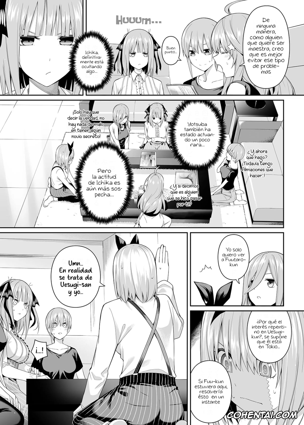 Gotoubun No Hanayome | The Quintessential Quintuplets porno, Fuutarou Uesugi porno, Ichika Nakano porno, Itsuki Nakano porno, Miku Nakano porno, Nino Nakano porno, Yotsuba Nakano porno, 1/5 no Renai Kanjou (Gotoubun no Hanayome), pagina 11