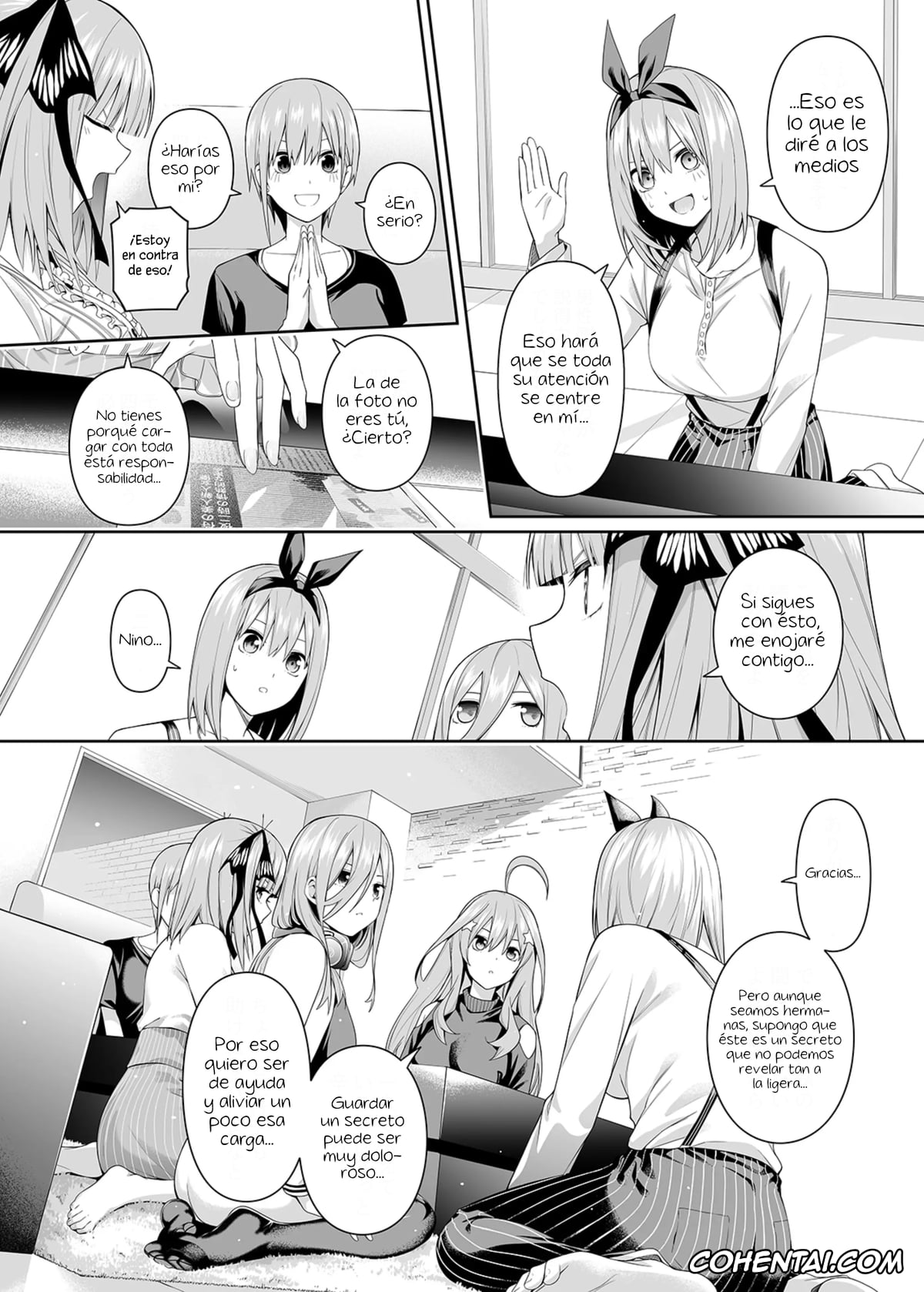 Gotoubun No Hanayome | The Quintessential Quintuplets hentai, Fuutarou Uesugi hentai, Ichika Nakano hentai, Itsuki Nakano hentai, Miku Nakano hentai, Nino Nakano hentai, Yotsuba Nakano hentai, 1/5 no Renai Kanjou (Gotoubun no Hanayome), pagina 12