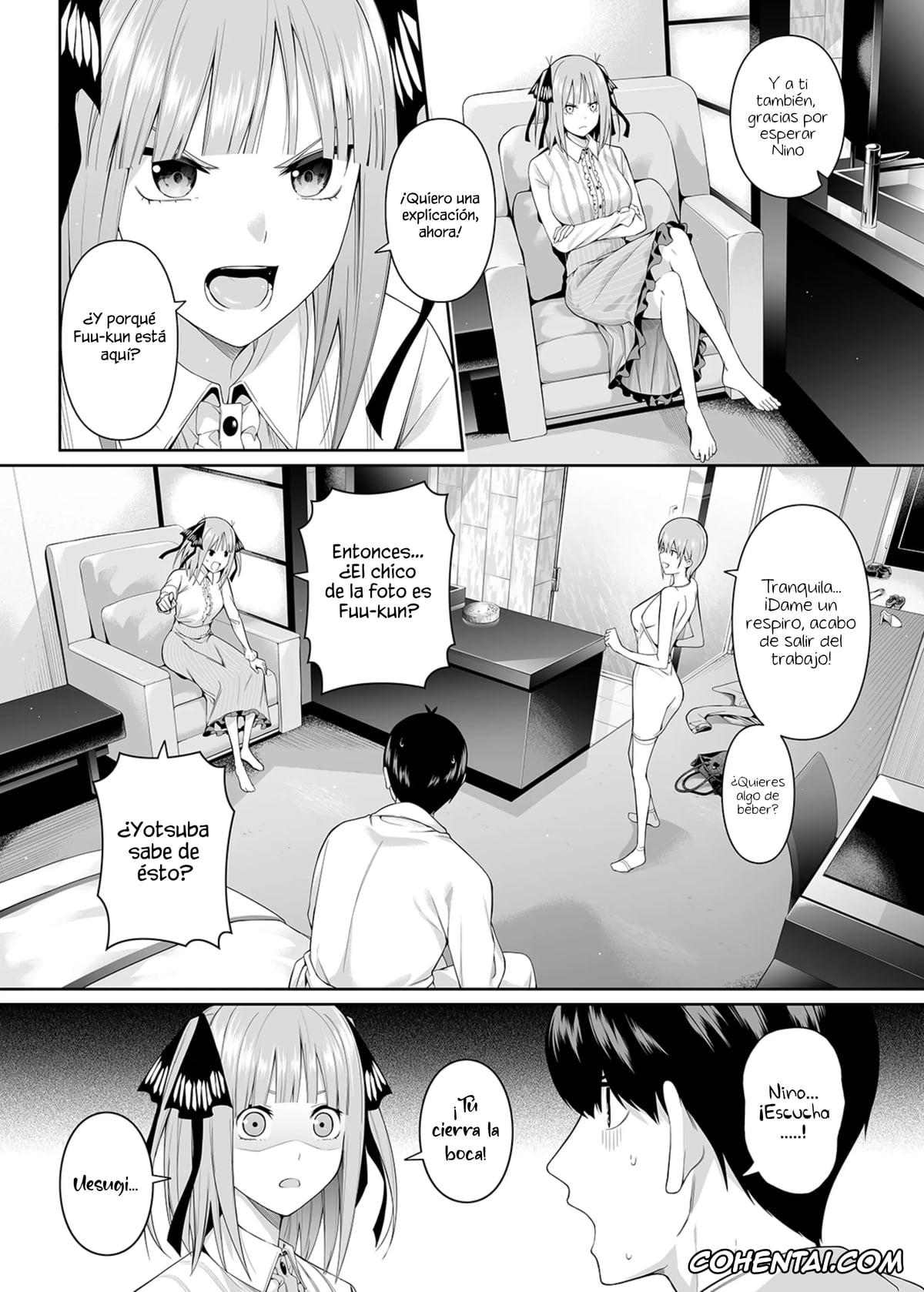 Gotoubun No Hanayome | The Quintessential Quintuplets xxx, Fuutarou Uesugi xxx, Ichika Nakano xxx, Itsuki Nakano xxx, Miku Nakano xxx, Nino Nakano xxx, Yotsuba Nakano xxx, 1/5 no Renai Kanjou (Gotoubun no Hanayome), pagina 16