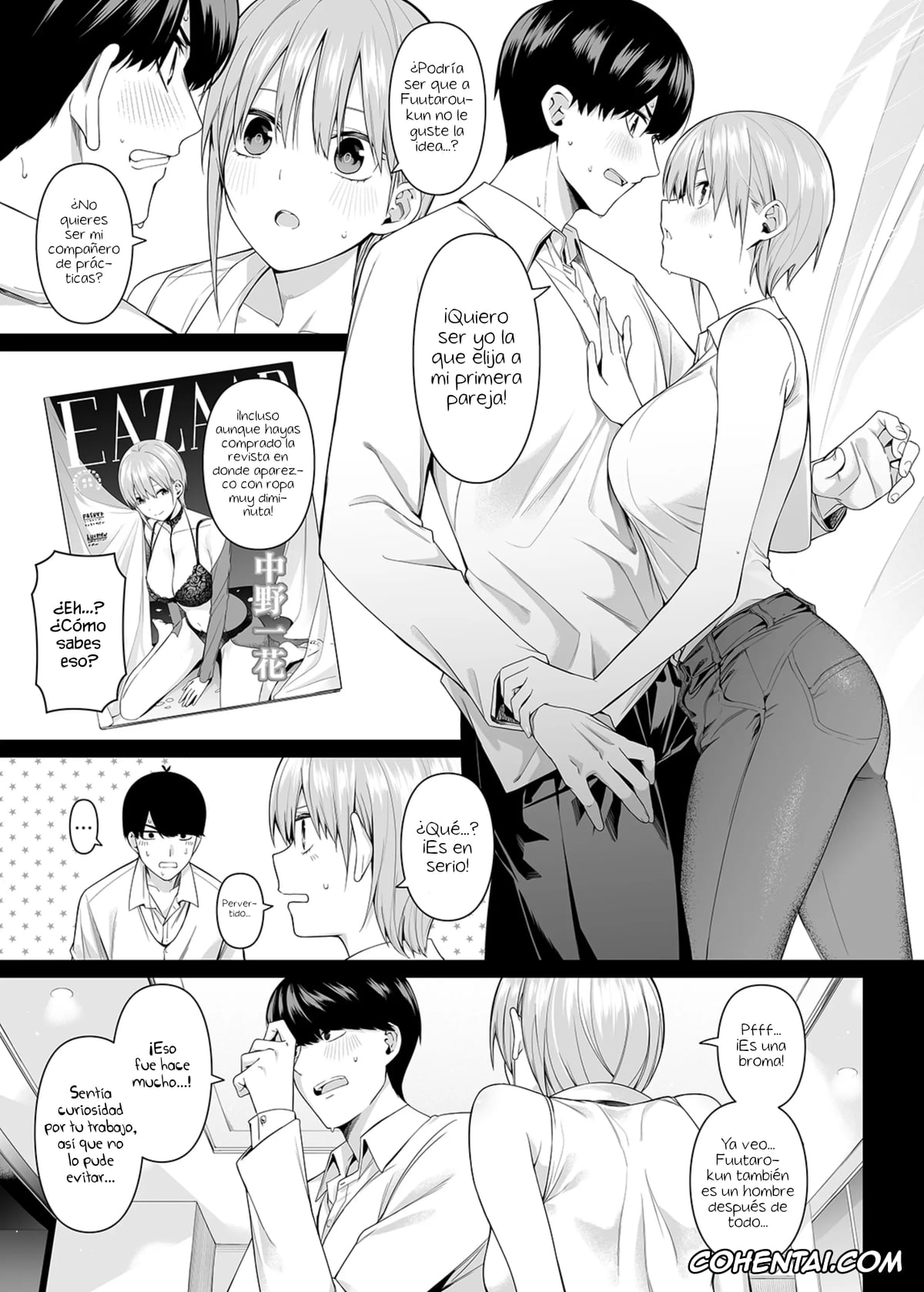 Gotoubun No Hanayome | The Quintessential Quintuplets hentai, Fuutarou Uesugi hentai, Ichika Nakano hentai, Itsuki Nakano hentai, Miku Nakano hentai, Nino Nakano hentai, Yotsuba Nakano hentai, 1/5 no Renai Kanjou (Gotoubun no Hanayome), pagina 21