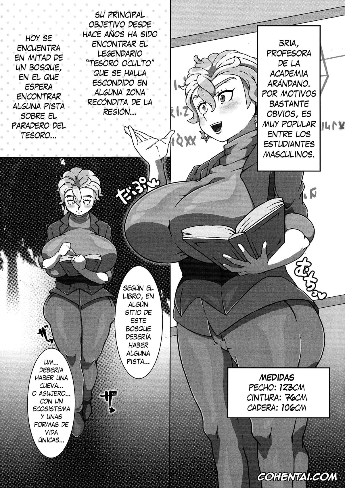 Pokemon | Pocket Monsters xxx, Briar xxx, Carmine xxx, Chounyuu Futanari Buraia Sensei to Chounyuu Zeiyu-chan (Pokemon), pagina 4