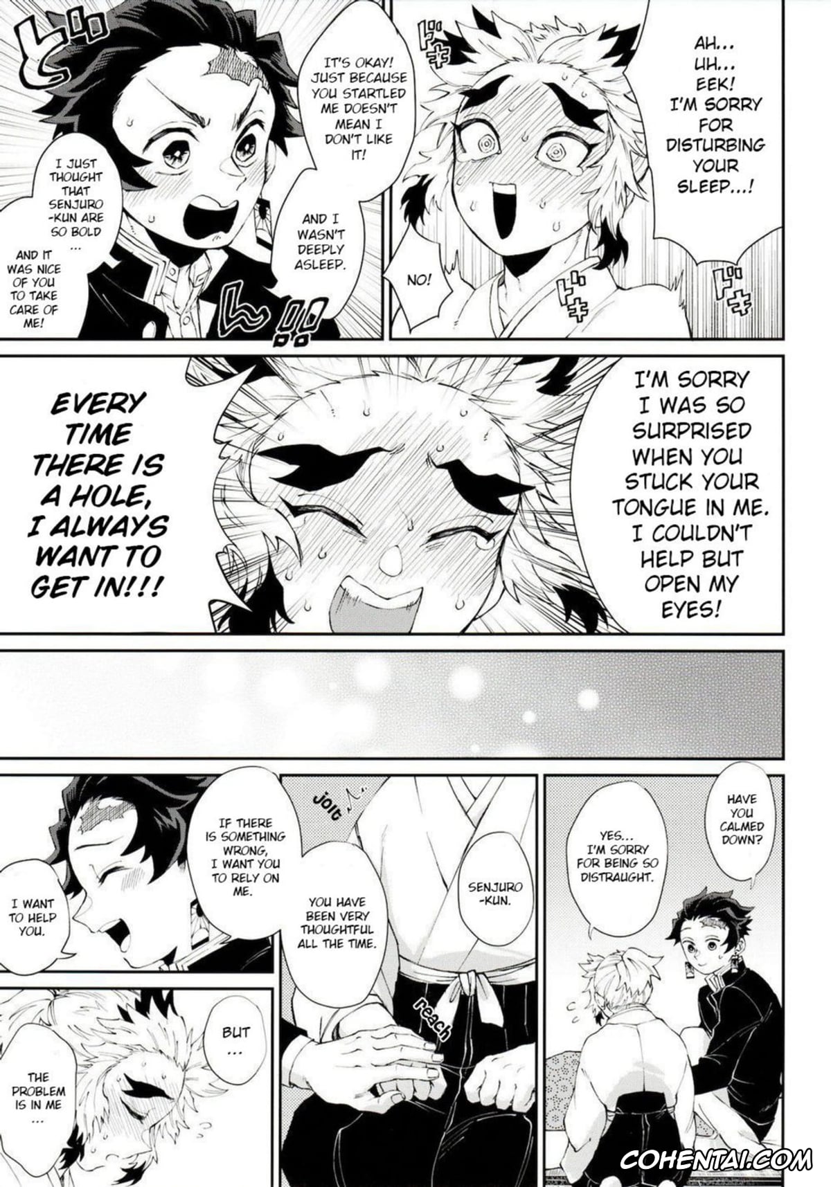 Kimetsu No Yaiba | Demon Slayer xxx, Senjuro Rengoku xxx, Tanjirou Kamado xxx, Kodane (Natsu) no Yoru Tsuki no Koro wa Saranari (Kimetsu no Yaiba), pagina 7