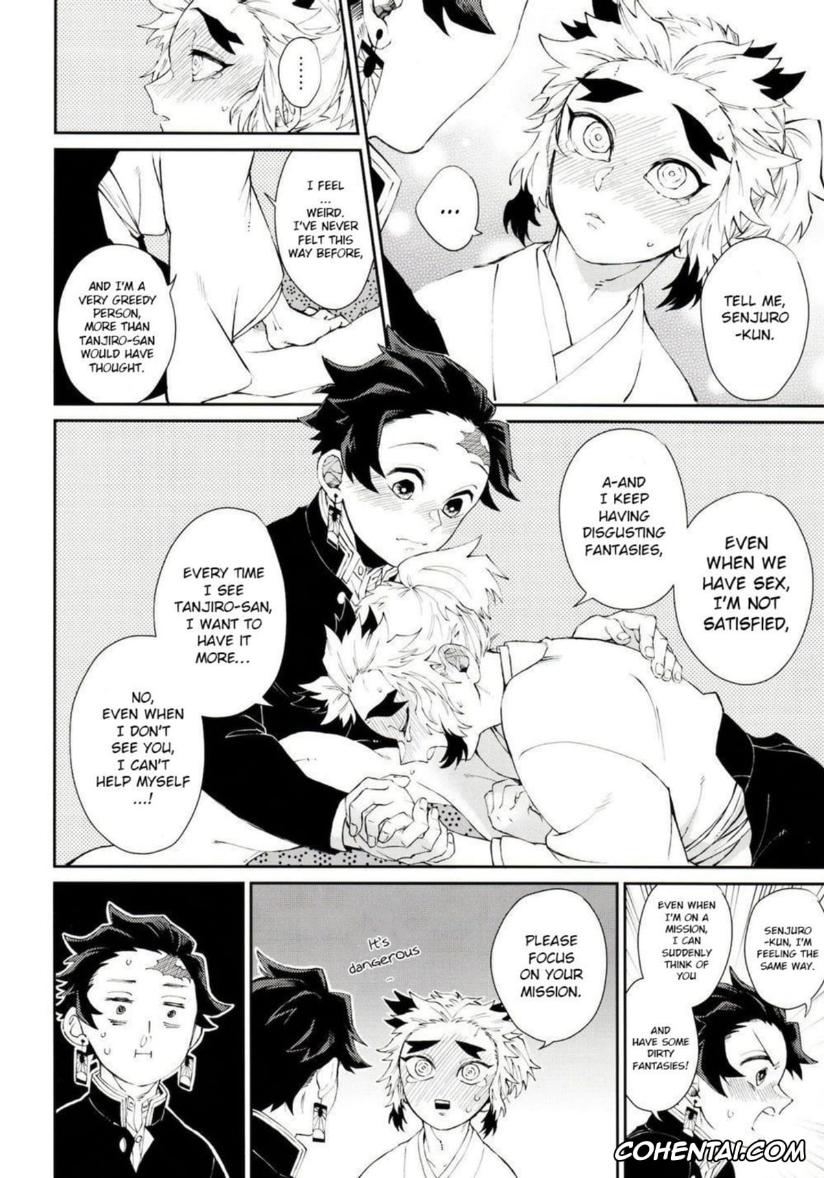 Kimetsu No Yaiba | Demon Slayer porno, Senjuro Rengoku porno, Tanjirou Kamado porno, Kodane (Natsu) no Yoru Tsuki no Koro wa Saranari (Kimetsu no Yaiba), pagina 8