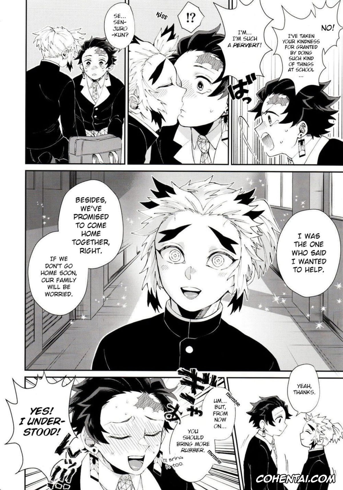 Kimetsu No Yaiba | Demon Slayer xxx, Senjuro Rengoku xxx, Tanjirou Kamado xxx, Kodane (Natsu) no Yoru Tsuki no Koro wa Saranari (Kimetsu no Yaiba), pagina 46
