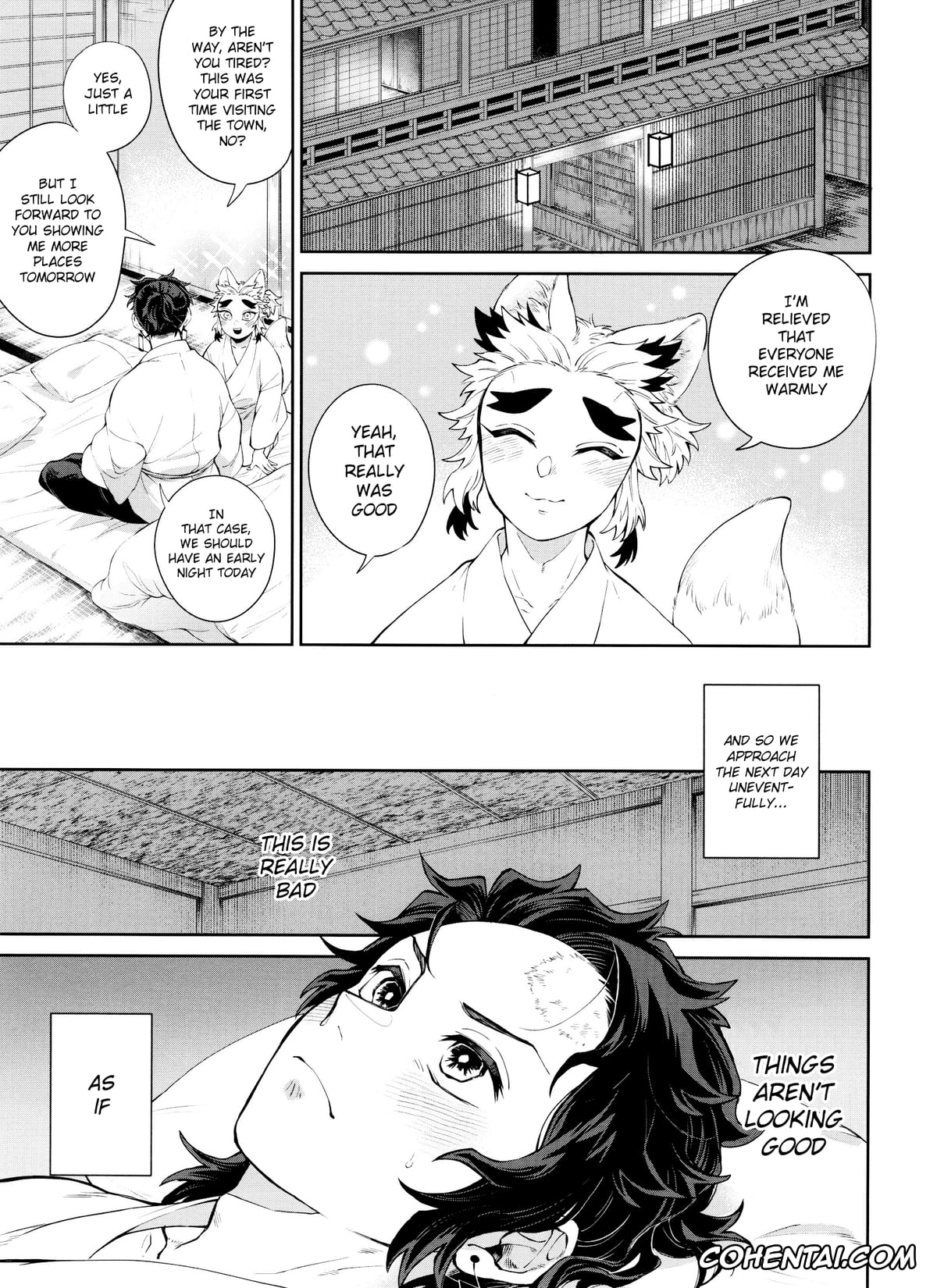 Kimetsu No Yaiba | Demon Slayer hentai, Senjuro Rengoku hentai, Tanjirou Kamado hentai, Kitsune Musubi Ni (Kimetsu no Yaiba), pagina 36