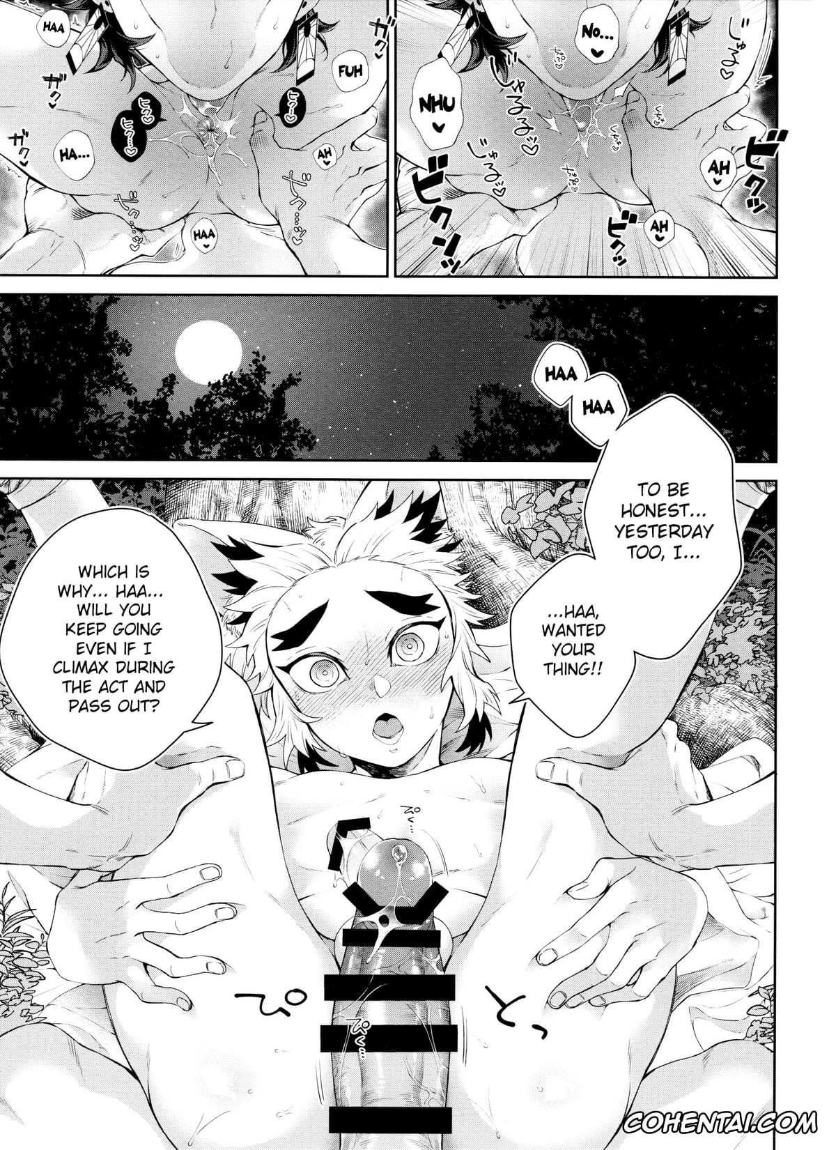 Kimetsu No Yaiba | Demon Slayer xxx, Senjuro Rengoku xxx, Tanjirou Kamado xxx, Kitsune Musubi Ni (Kimetsu no Yaiba), pagina 64