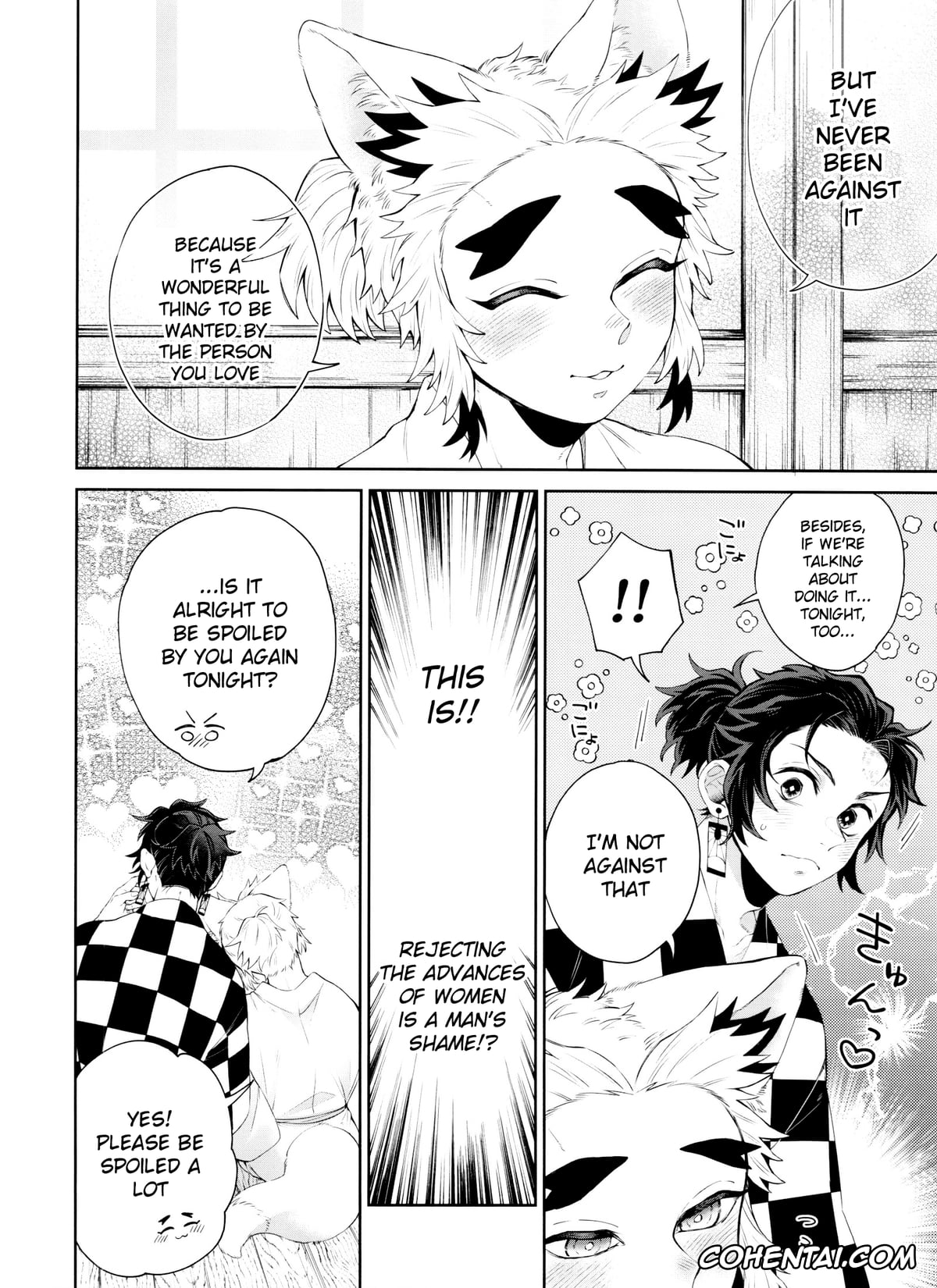 Kimetsu No Yaiba | Demon Slayer xxx, Senjuro Rengoku xxx, Tanjirou Kamado xxx, Kitsune Musubi Ni (Kimetsu no Yaiba), pagina 91
