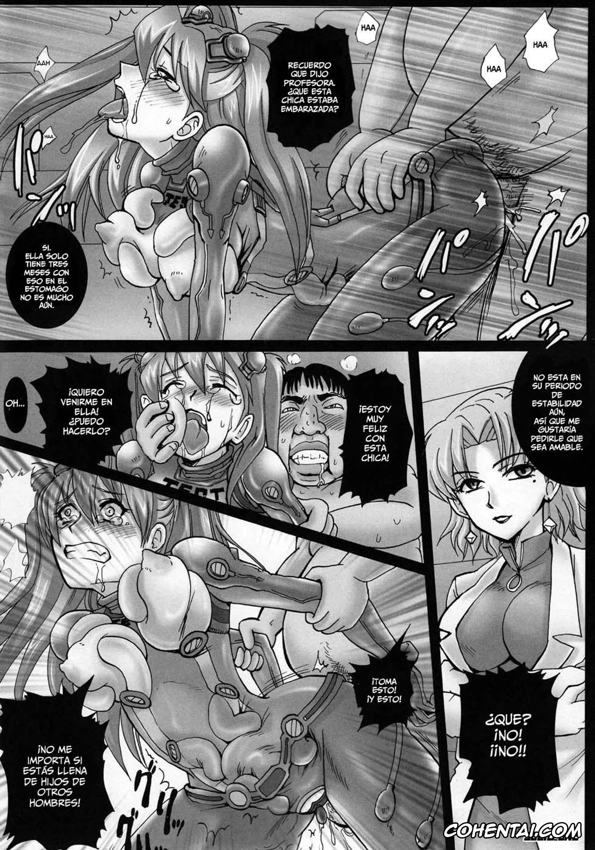 Neon Genesis Evangelion xxx, Asuka Langley Soryu xxx, Dorei Suit to Jutai Gang (Neon Genesis Evangelion), pagina 16