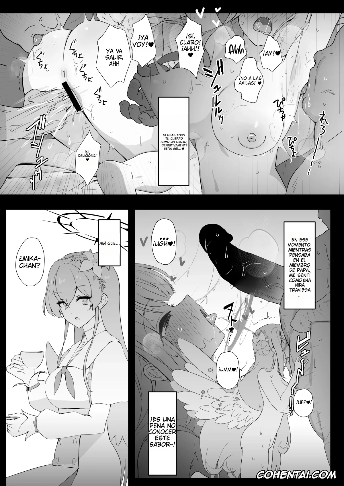 Blue Archive hentai, Mika Misono hentai, Kivotos ni Papa ga Kita yo. (Blue Archive), pagina 6