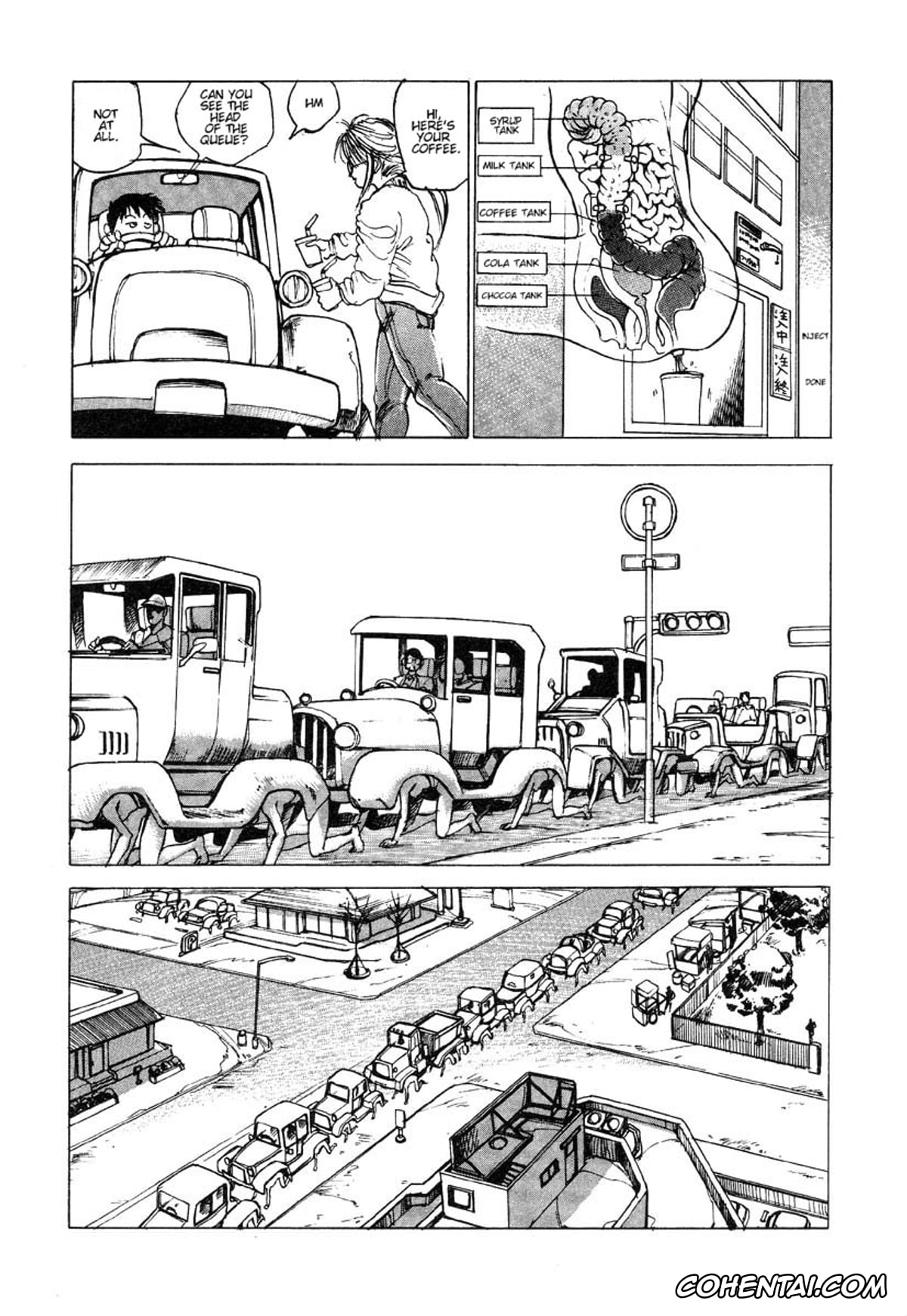 Original porno, Douryoku Koujou no Koutsuu Dai Sensou (Dekoboko Nymphomania), pagina 2
