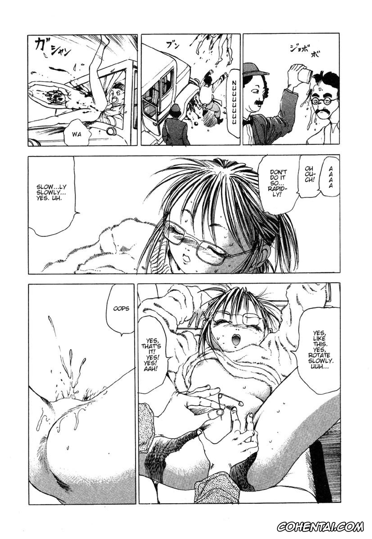 Original hentai, Douryoku Koujou no Koutsuu Dai Sensou (Dekoboko Nymphomania), pagina 6