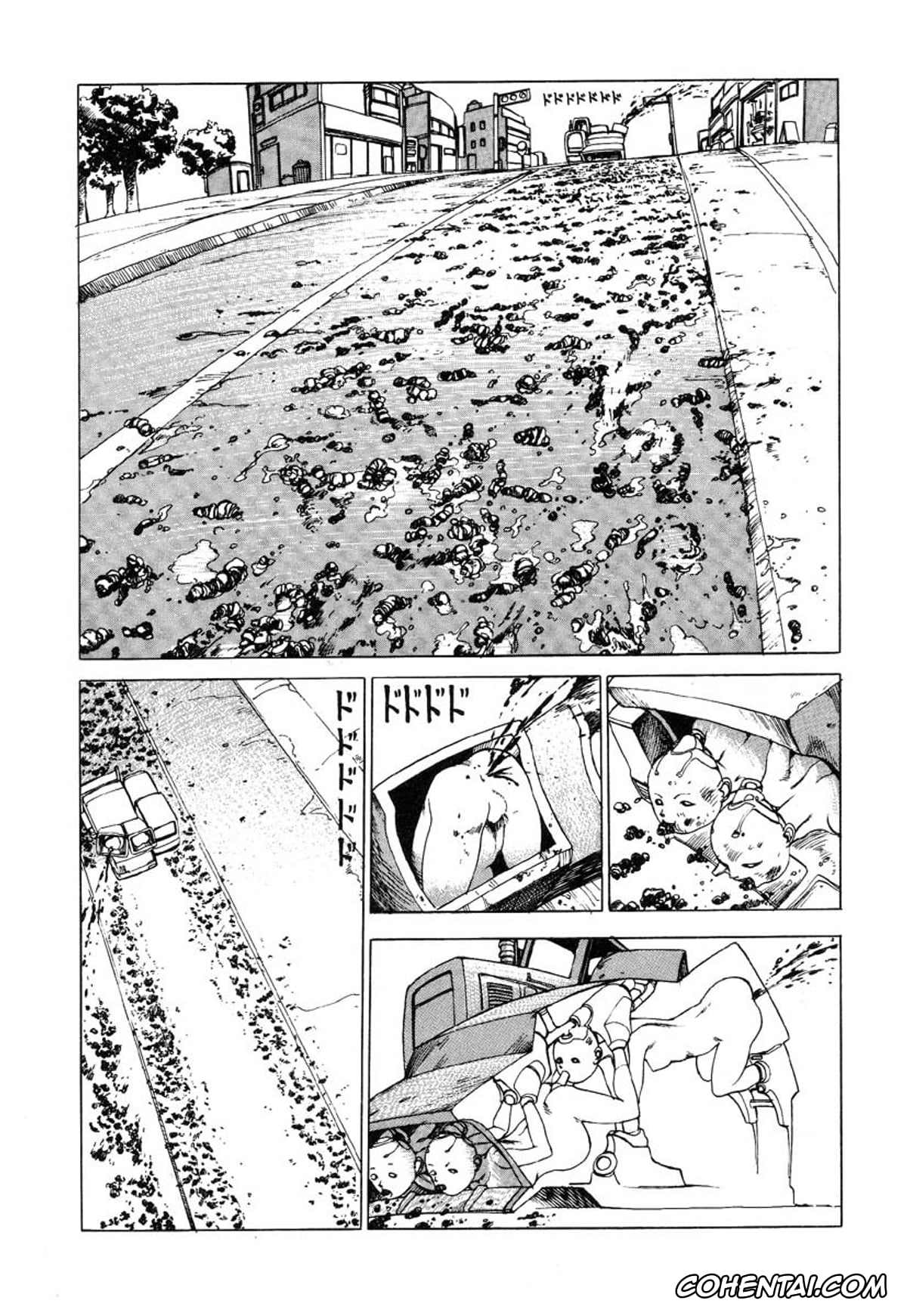 Original hentai, Douryoku Koujou no Koutsuu Dai Sensou (Dekoboko Nymphomania), pagina 12