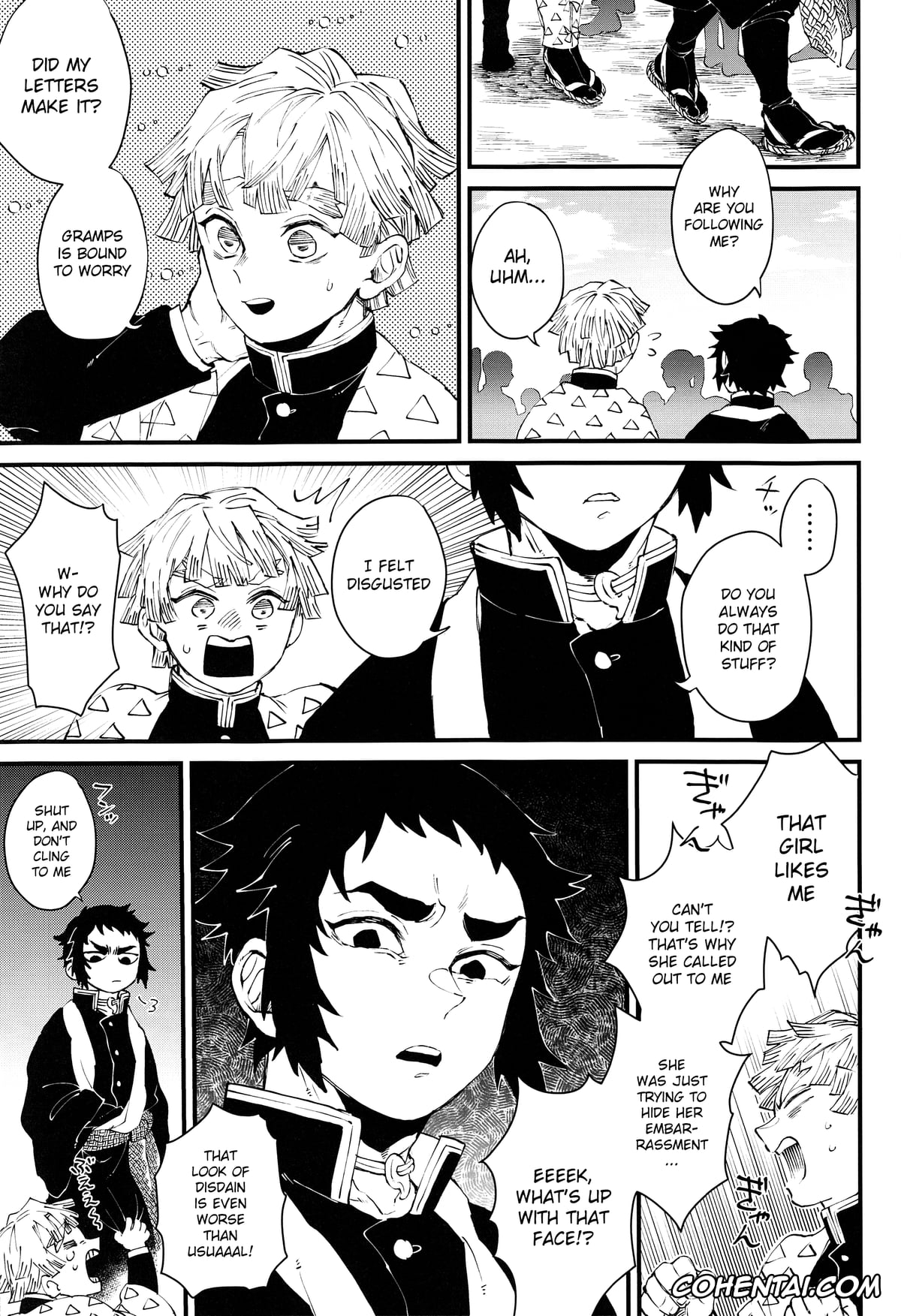 Kimetsu No Yaiba | Demon Slayer xxx, Kaigaku xxx, Zenitsu Agatsuma xxx, Haru wa Bonyuu (Kimetsu no Yaiba), pagina 4