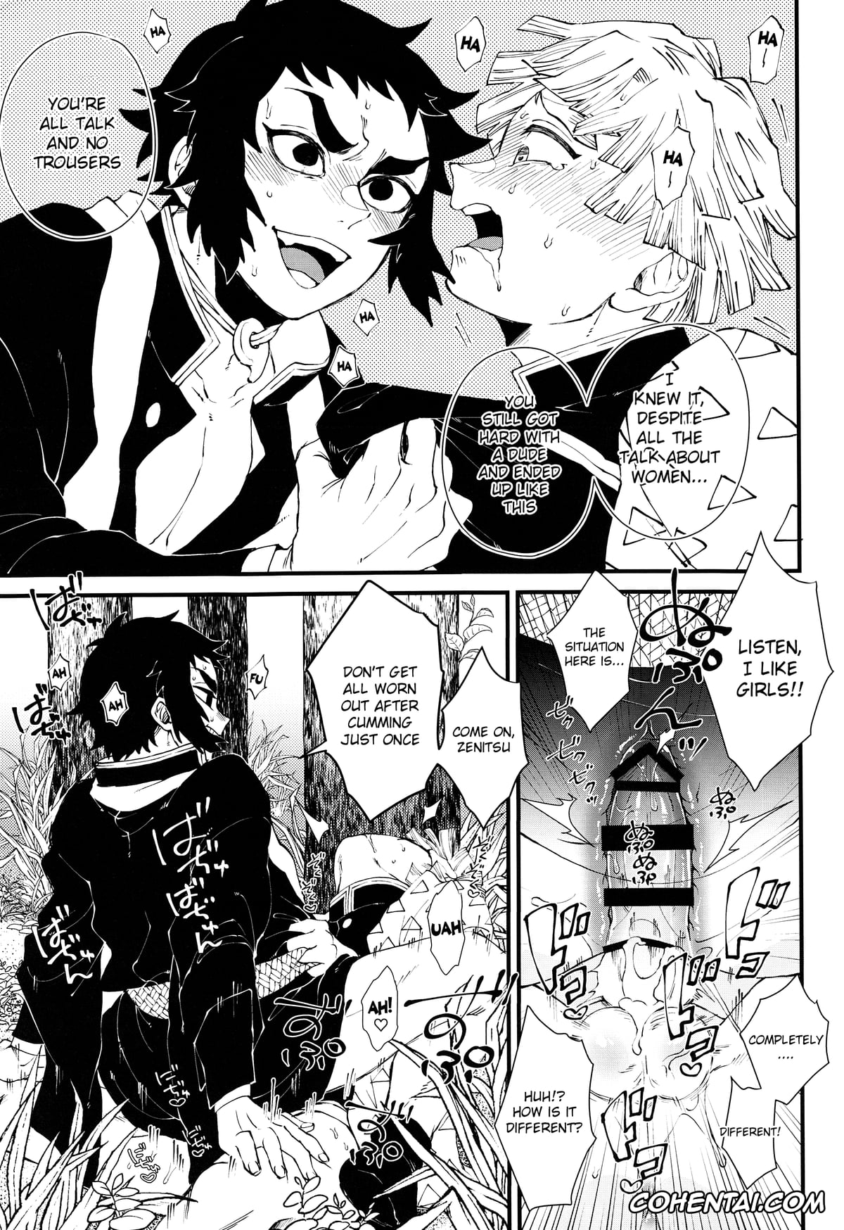 Kimetsu No Yaiba | Demon Slayer xxx, Kaigaku xxx, Zenitsu Agatsuma xxx, Haru wa Bonyuu (Kimetsu no Yaiba), pagina 10
