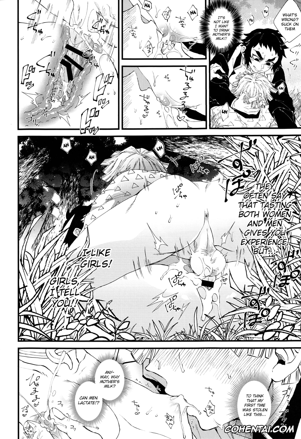 Kimetsu No Yaiba | Demon Slayer xxx, Kaigaku xxx, Zenitsu Agatsuma xxx, Haru wa Bonyuu (Kimetsu no Yaiba), pagina 13