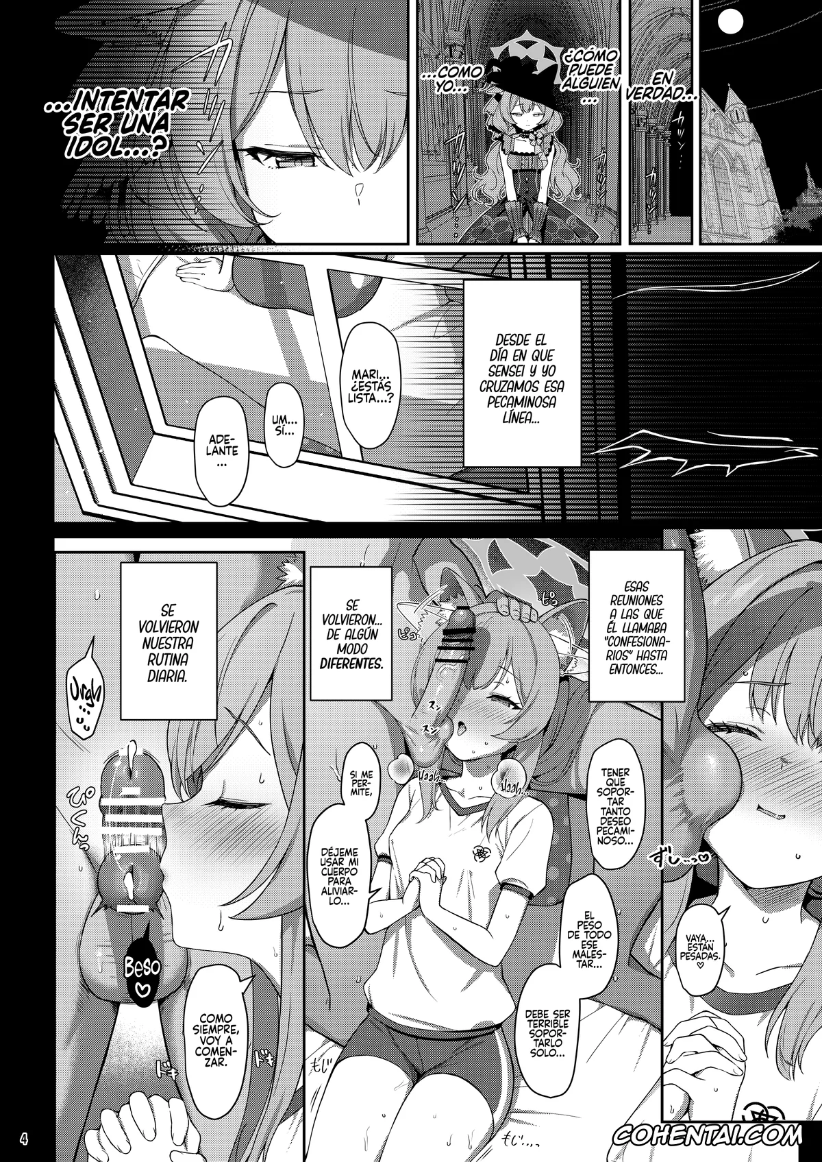 Blue Archive hentai, Mari Iochi hentai, Sensei hentai, Inaraku (Blue Archive), pagina 3