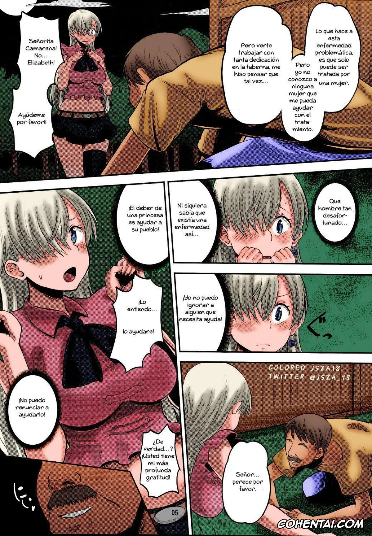Nanatsu No Taizai | The Seven Deadly Sins xxx, Elizabeth Liones xxx, Damasare Oujo Elizabeth (Nanatsu no Taizai), pagina 4